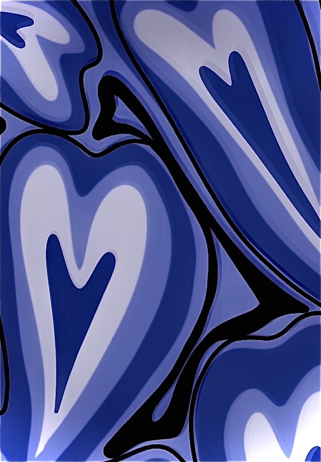 1120x1610 Dark Blue Swirl Hearts. Heart wallpaper, Cute patterns wallpaper, iPhone wallpaper pattern, Phone