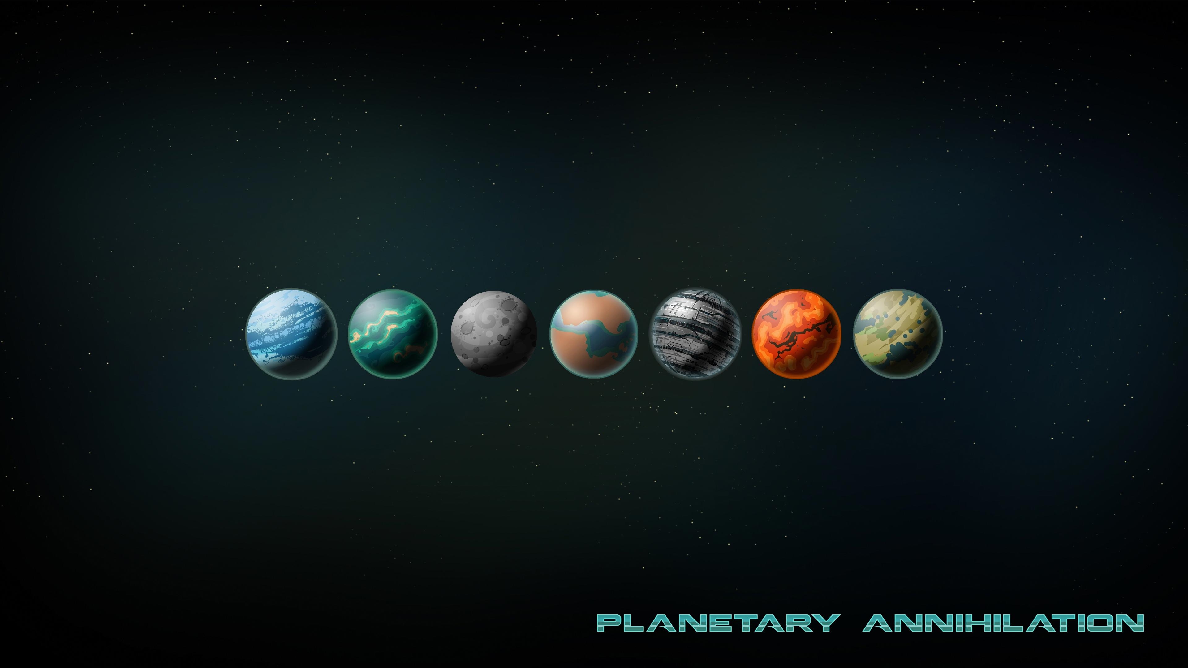 3840x2160 Planets Wallpaper. Planetary Annihilation Gallery, Desktop