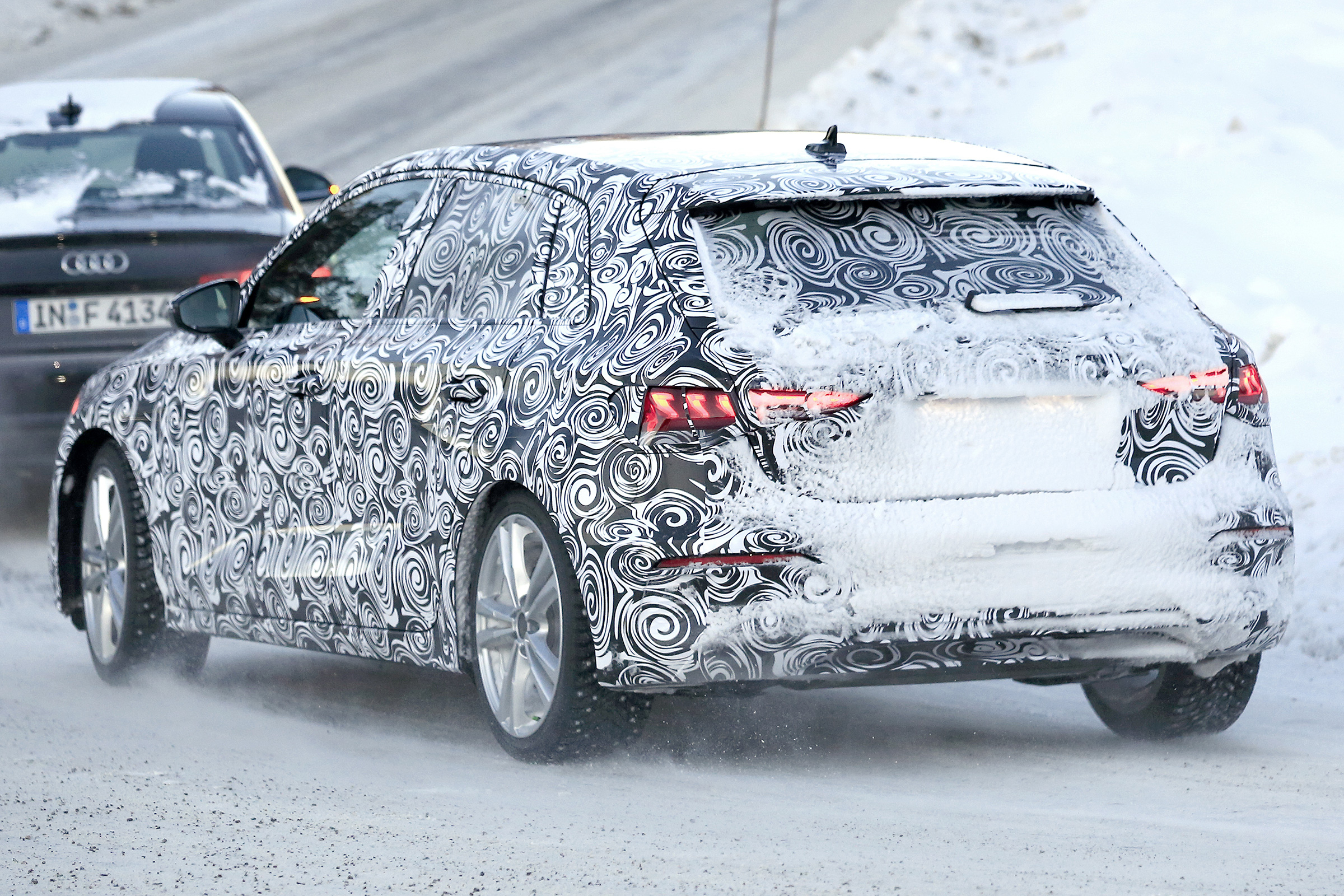 2400x1600 New 2019 Audi A3 spied again in sporty “S” guise. Auto, Desktop