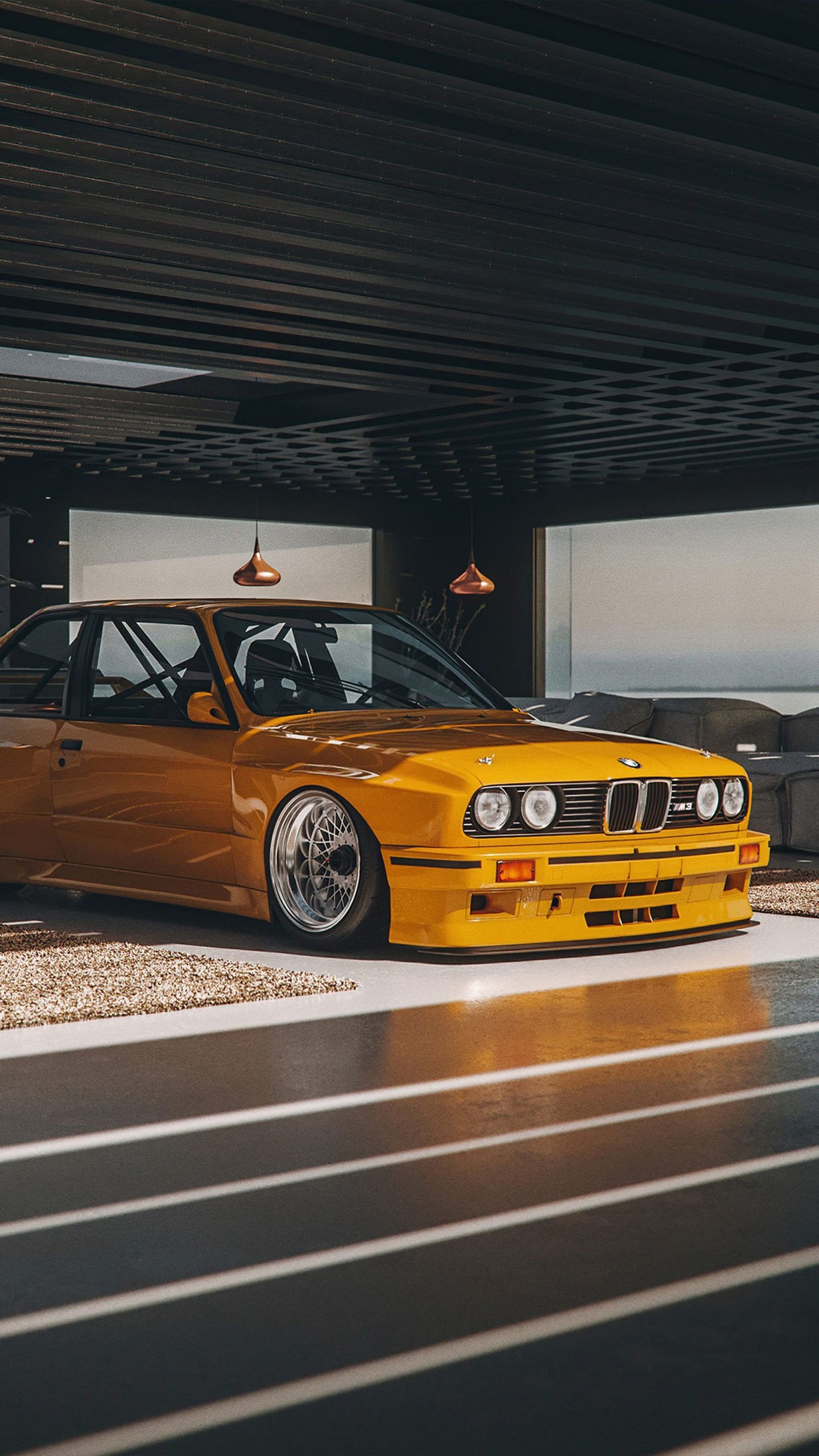 1440x2560 BMW E30 DTN T7 Yellow 4K Ultra HD Mobile Wallpaper. Bmw e Bmw classic, Bmw, Phone