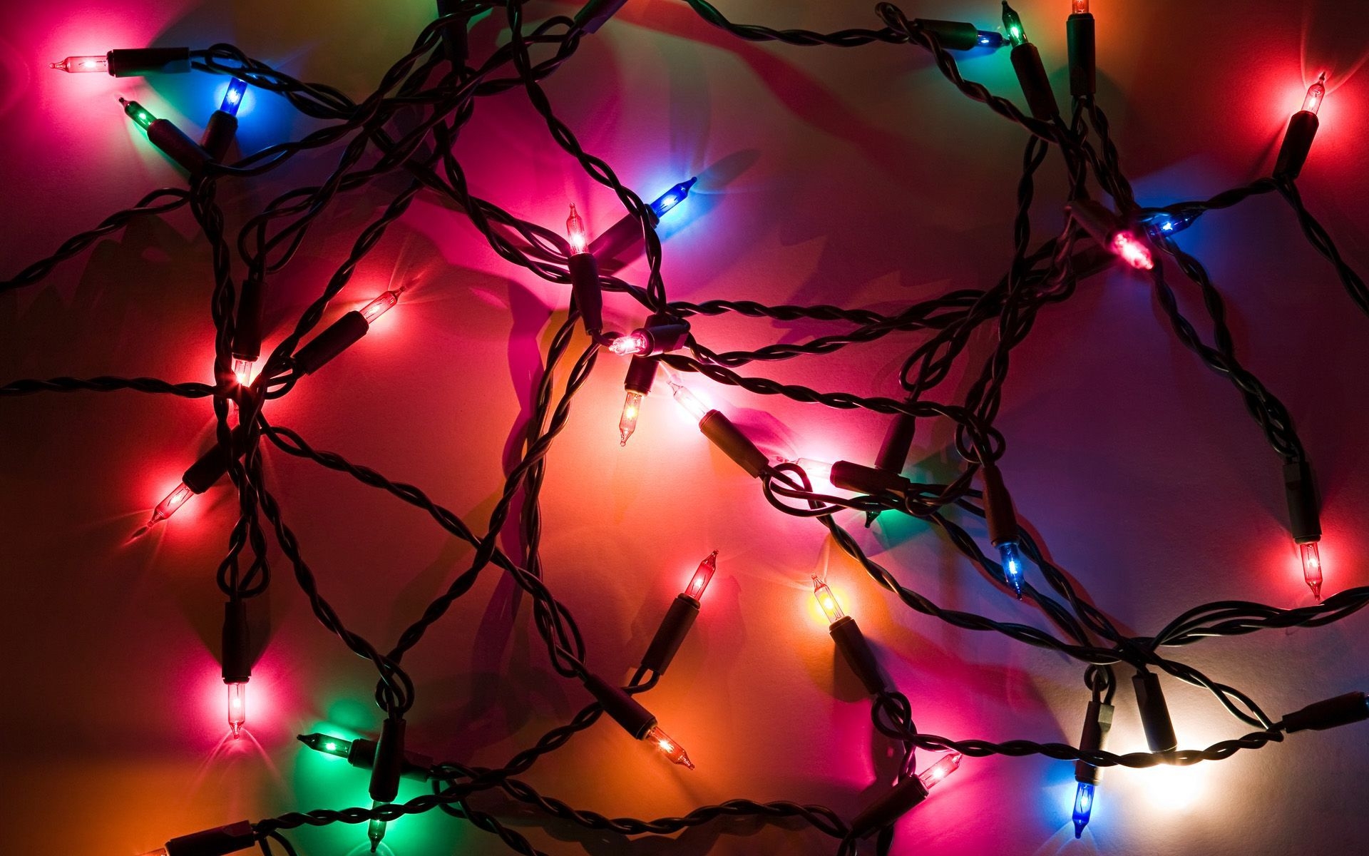 1920x1200 Christmas Lights Desktop Wallpaper Free Christmas Lights Desktop Background, Desktop