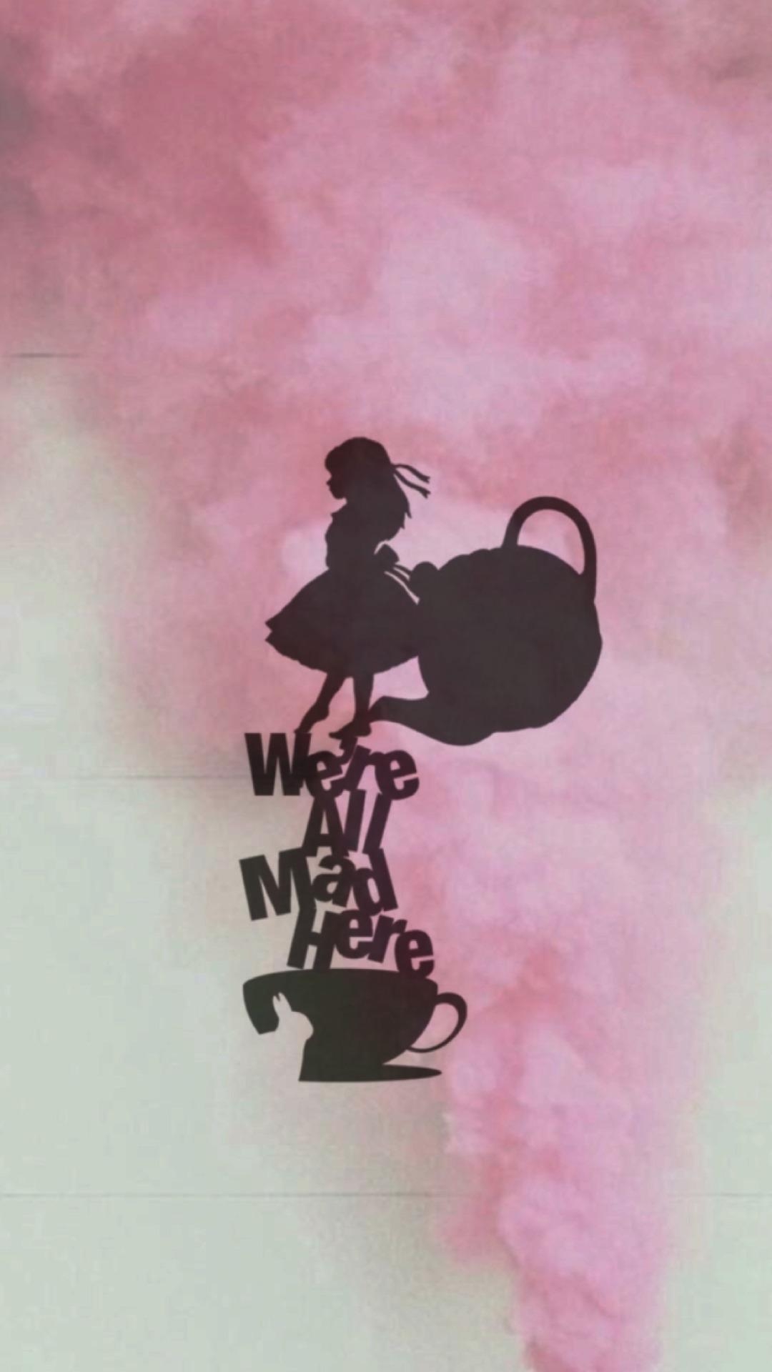 1080x1920 quote disney quotes classic wallpaper Alice In Wonderland, Phone