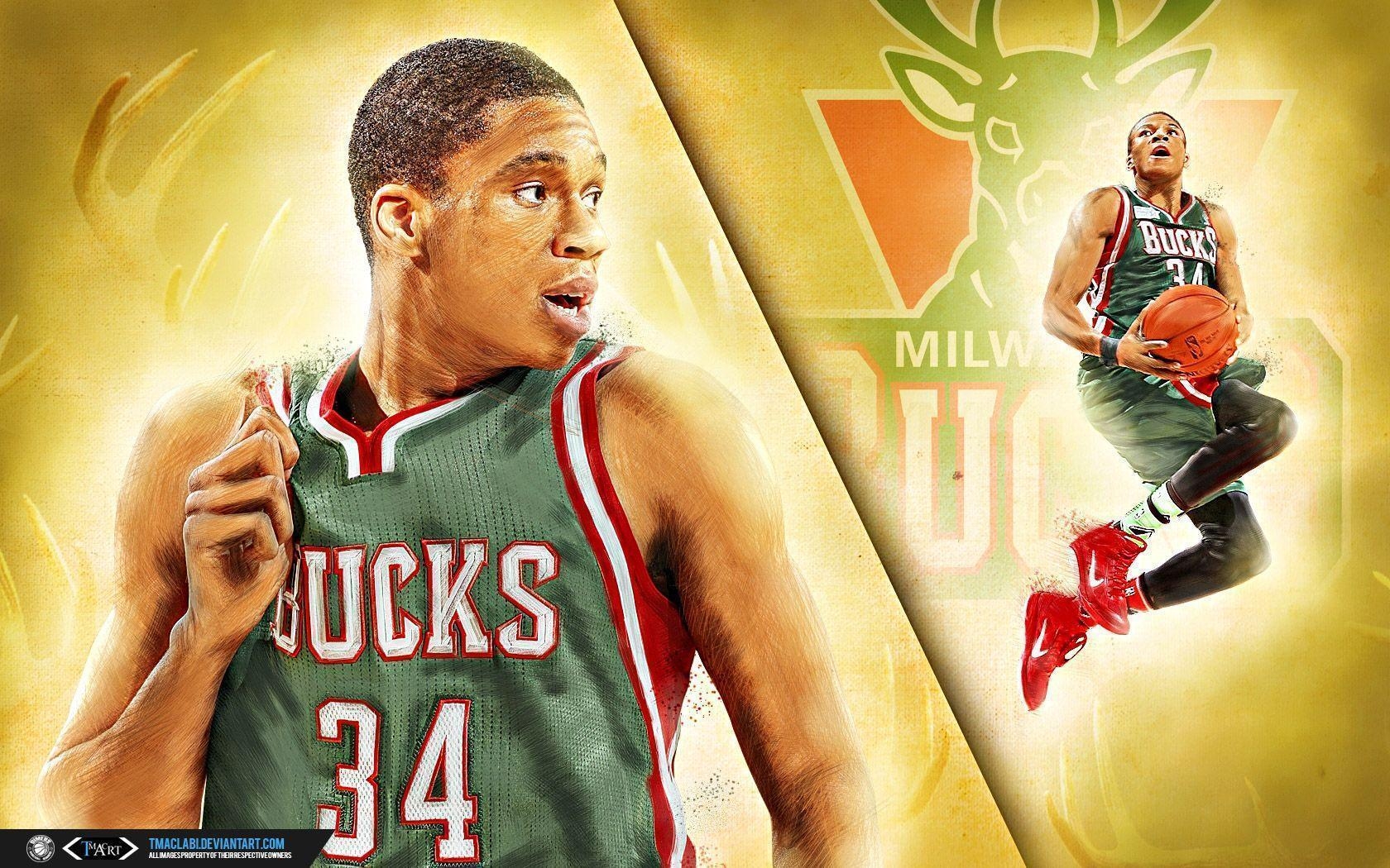 1680x1050 Giannis Antetokounmpo Wallpaper. Basketball Wallpaper at, Desktop