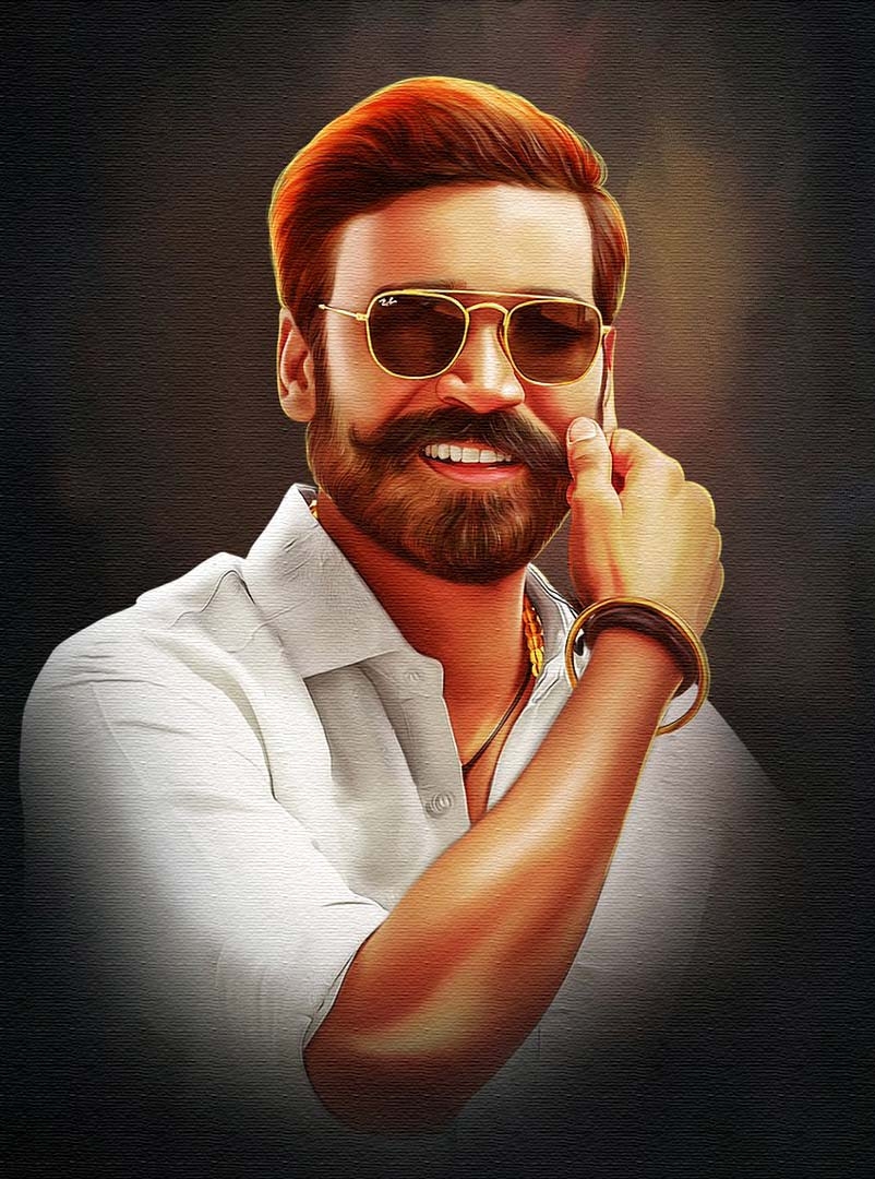 810x1080 Pattasu Dhanush Painting HD Image Download Pattasu HD Wallpaper & Background Download, Phone