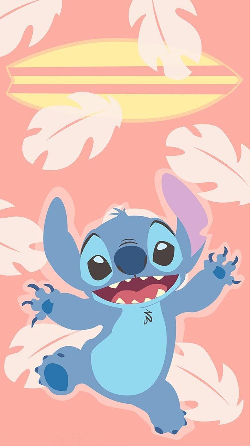 1000x1780 Download Cute Stitch Summer Theme IPhone Wallpaper, Phone