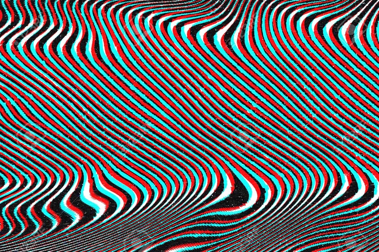 1300x870 Free download Glitch Psychedelic Background Old TV Screen Error, Desktop