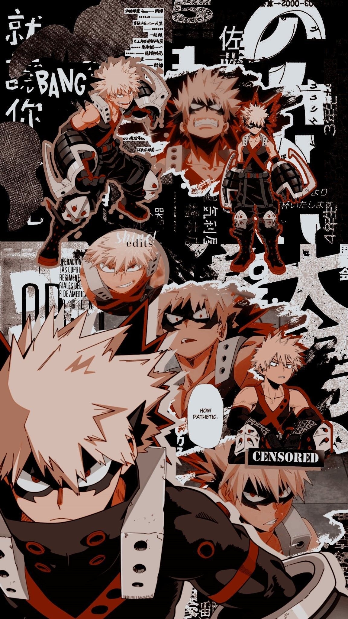 1160x2050 Bakugou Lockscreens // // BNHA sur Twitter. Anime, iPhone wallpaper, Anime wallpaper, Phone