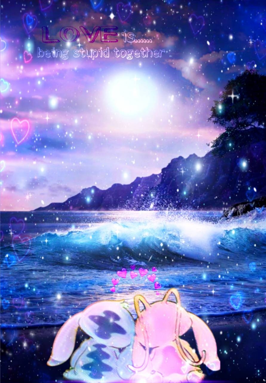 900x1280 Stitch and angel wallpaper, Phone