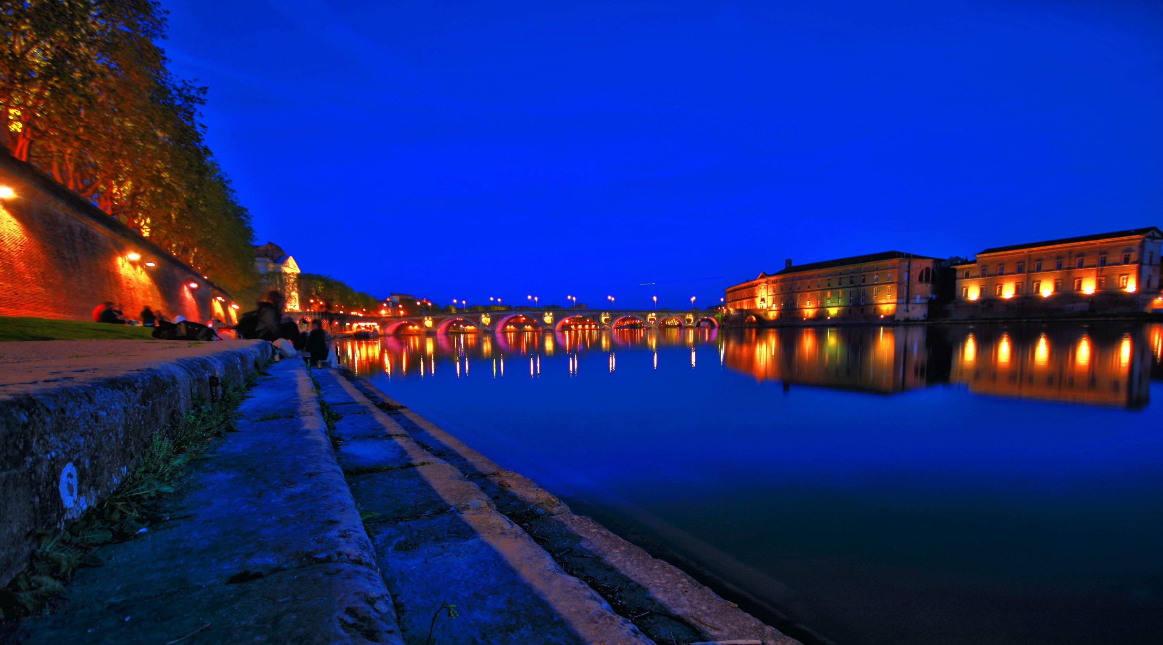 3890x2160 Pont Neuf Toulouse HD Wallpaper free, Desktop