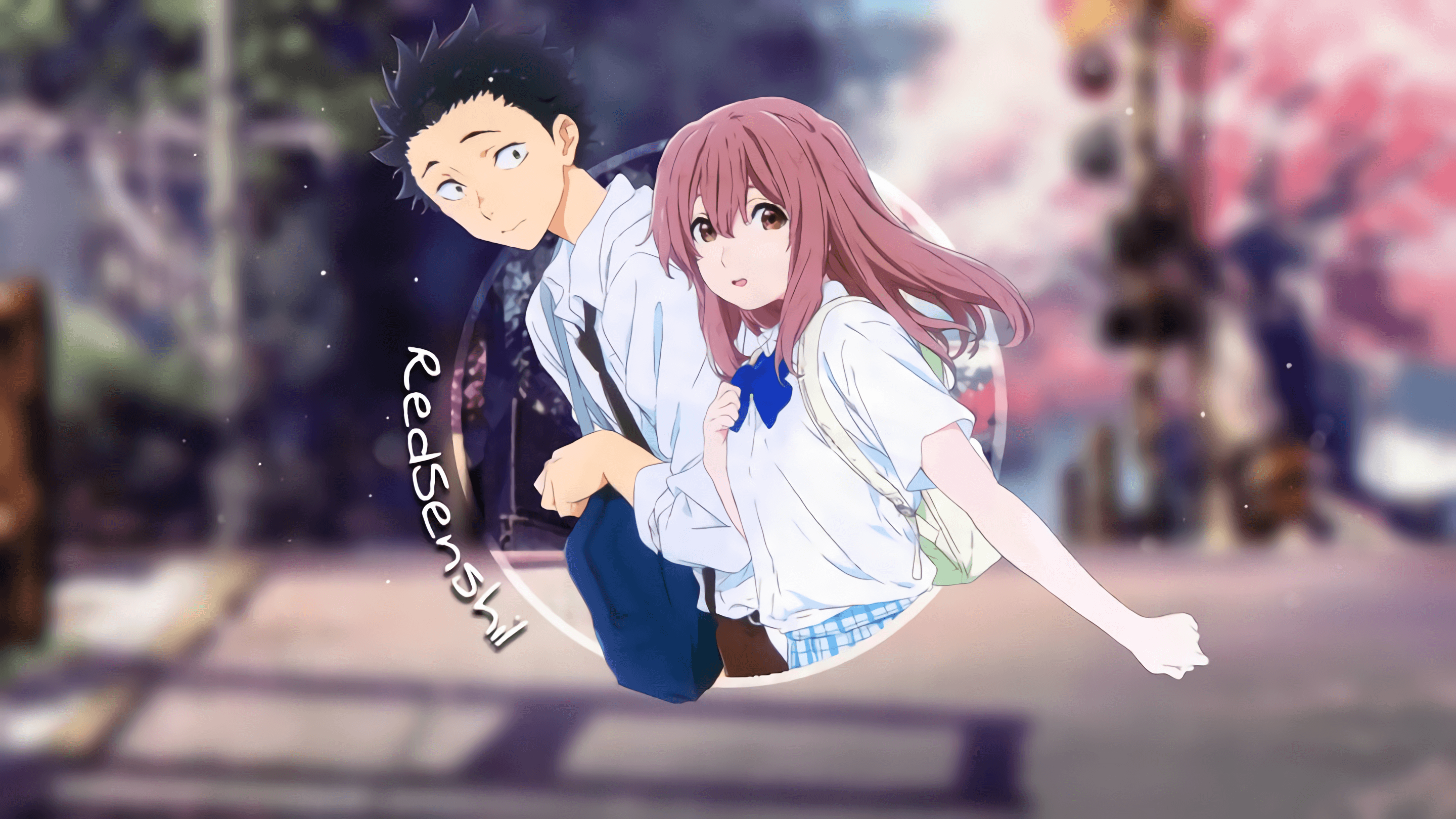 2880x1620 Wallpaper, Koe no Katachi, anime, Nishimiya Sh ko, Nishimiya Shouko, Desktop