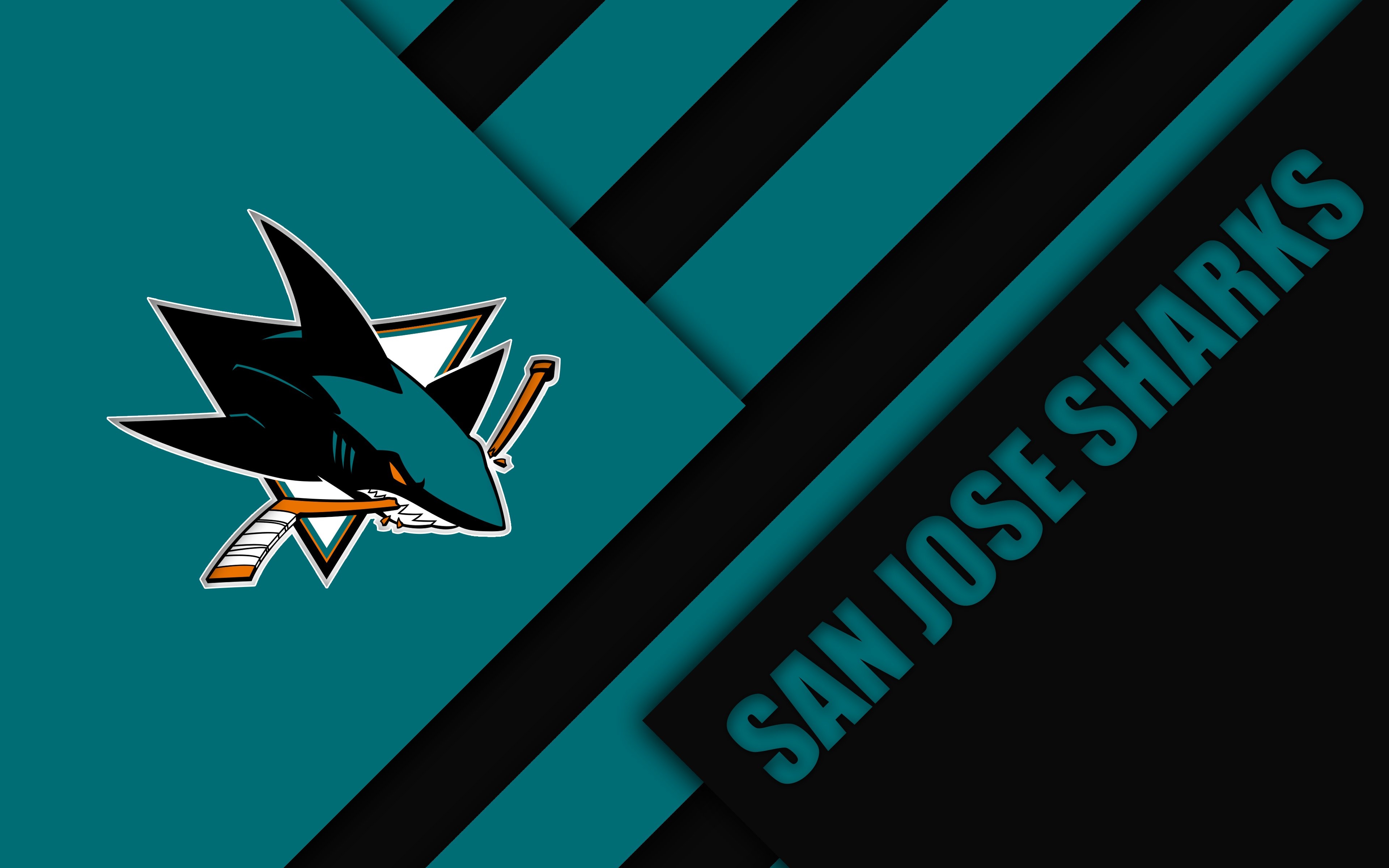 3840x2400 Emblem, San Jose Sharks, Logo, NHL wallpaper and background, Desktop