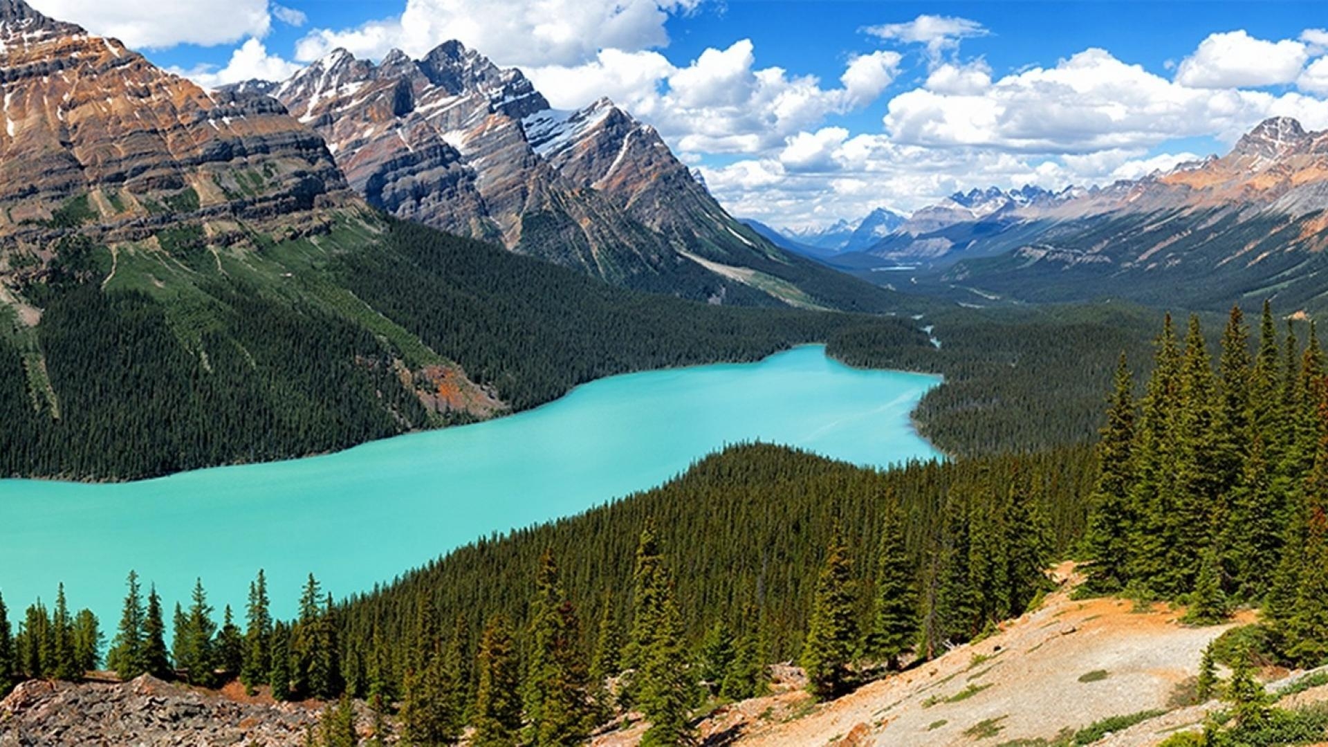 1920x1080 National park canada peyto lake rocky mountains wallpaper, Desktop