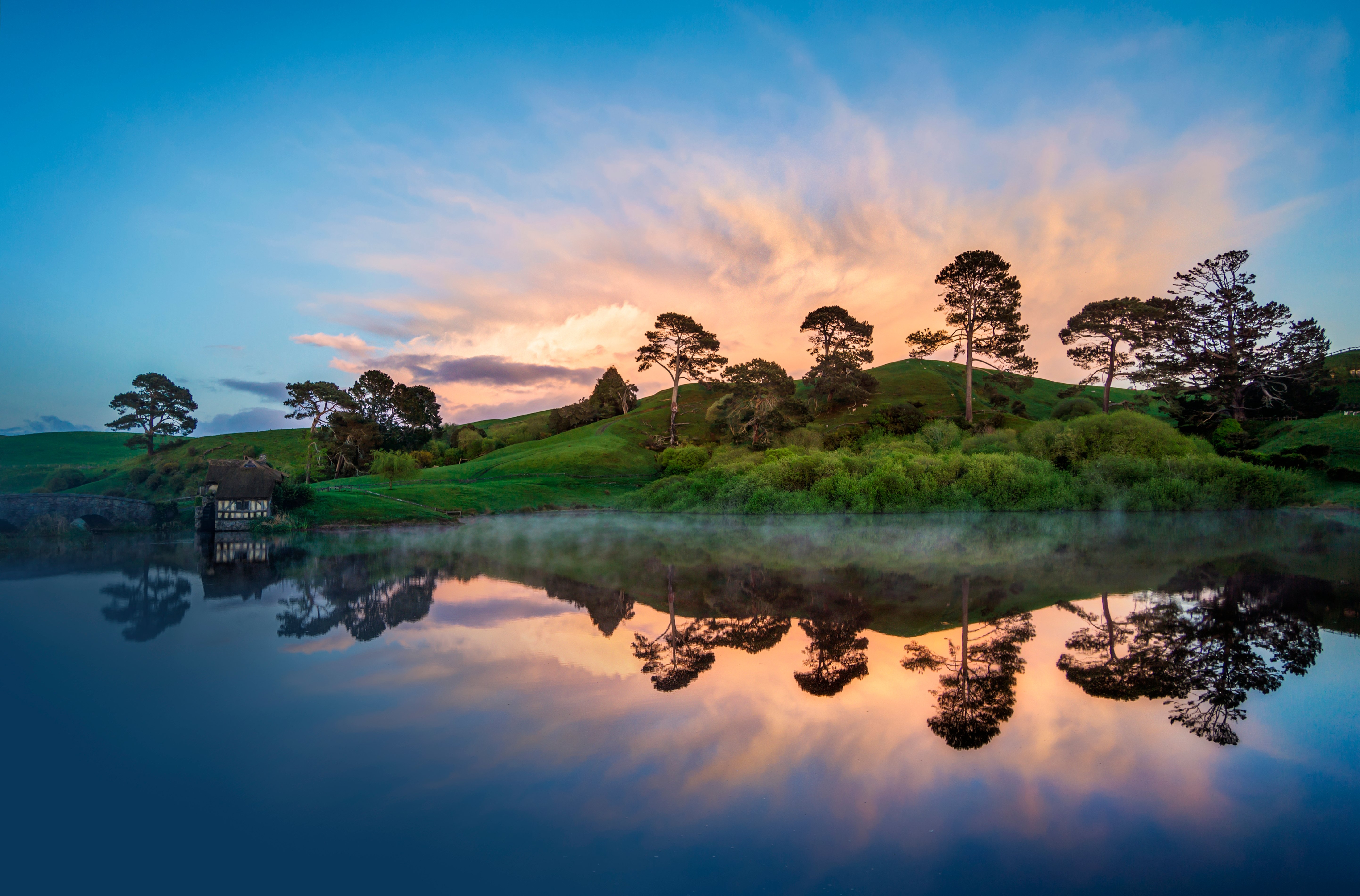 5770x3810 Mobile wallpaper: Sky, Lake, Reflection, Desktop