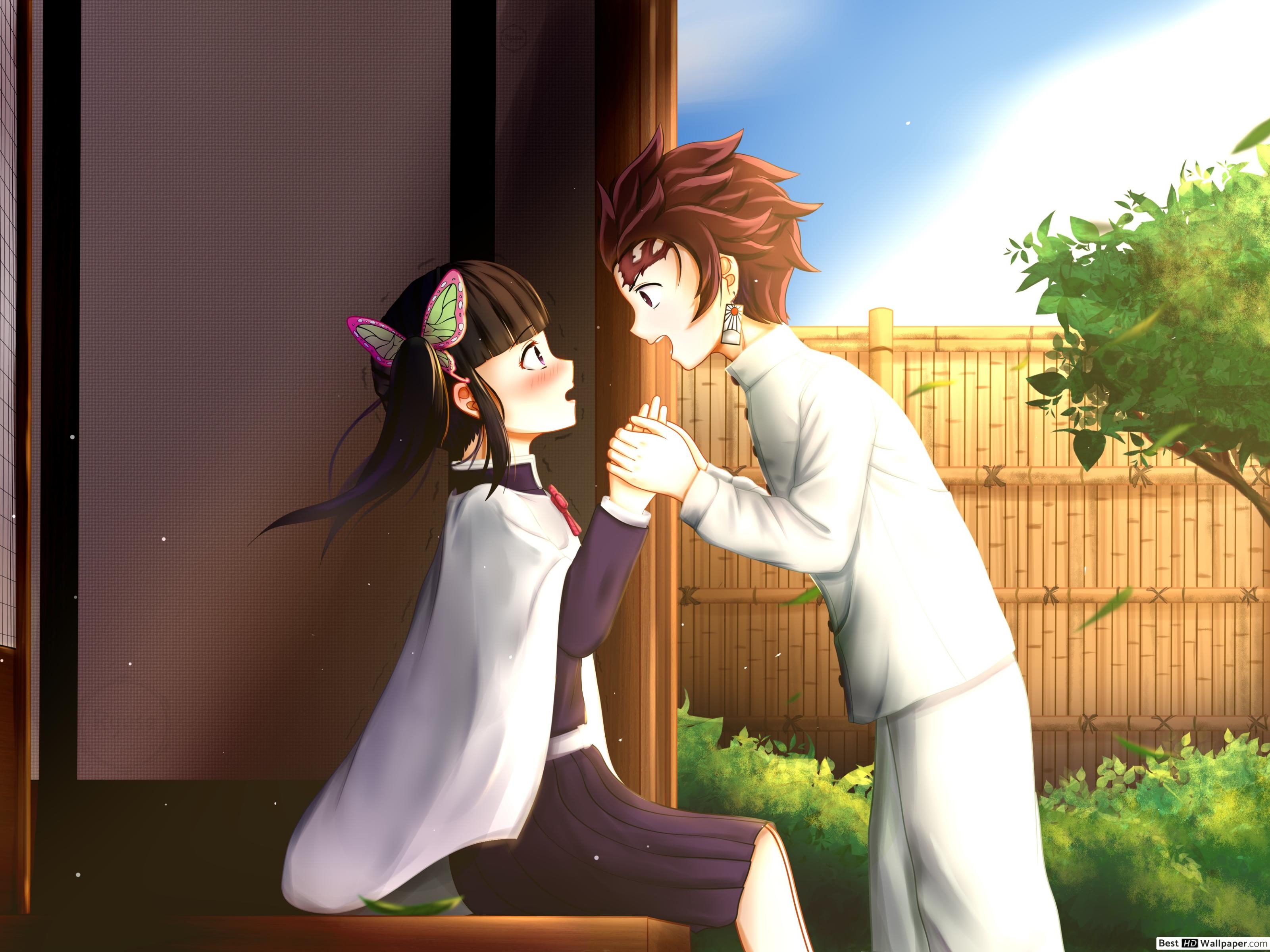 3200x2400 Tanjiro And Kanao Wallpaper Free Tanjiro And Kanao Background, Desktop