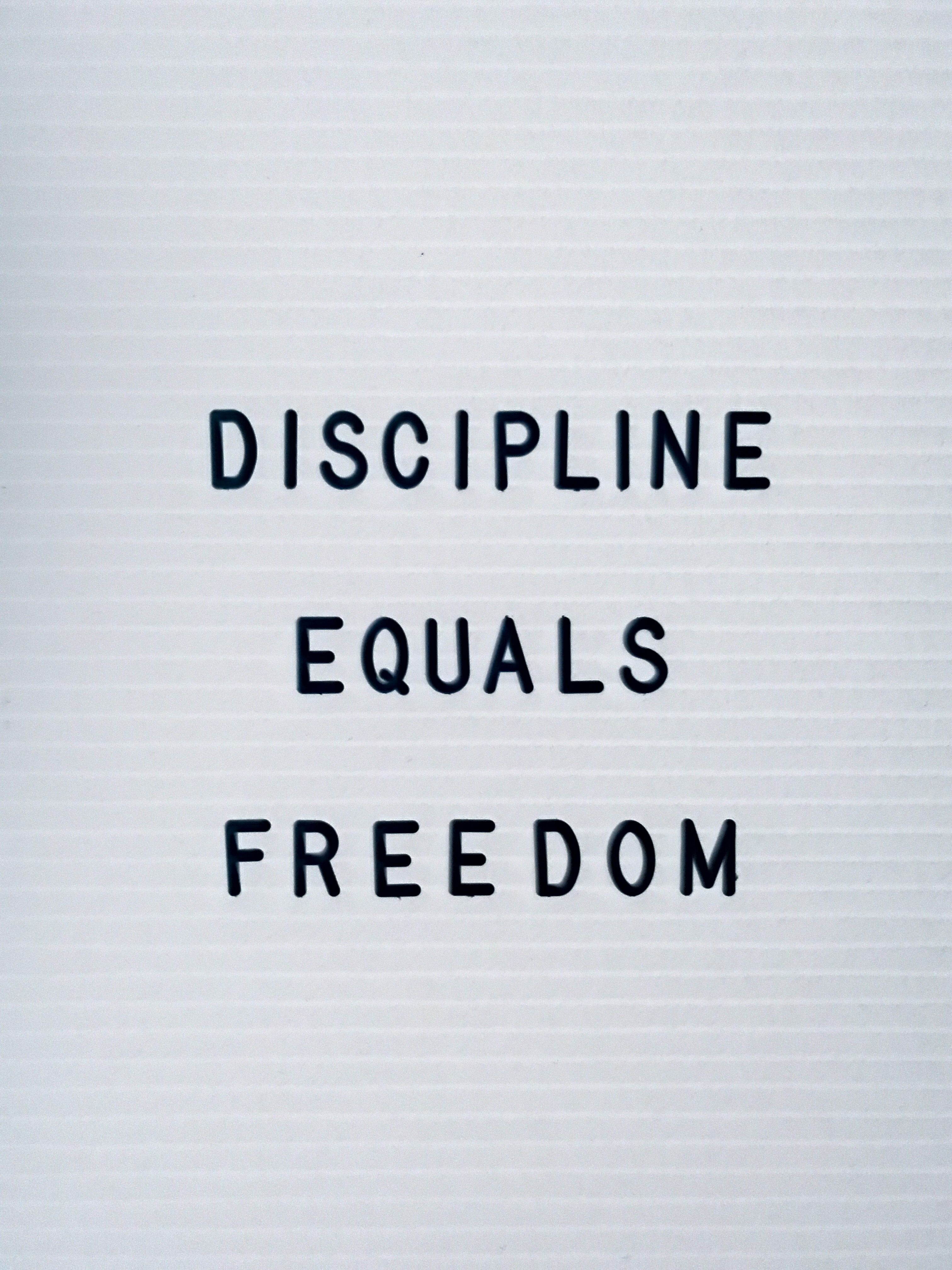 3030x4040 Discipline equals freedom. Freedom quotes, Quotes to live, Phone