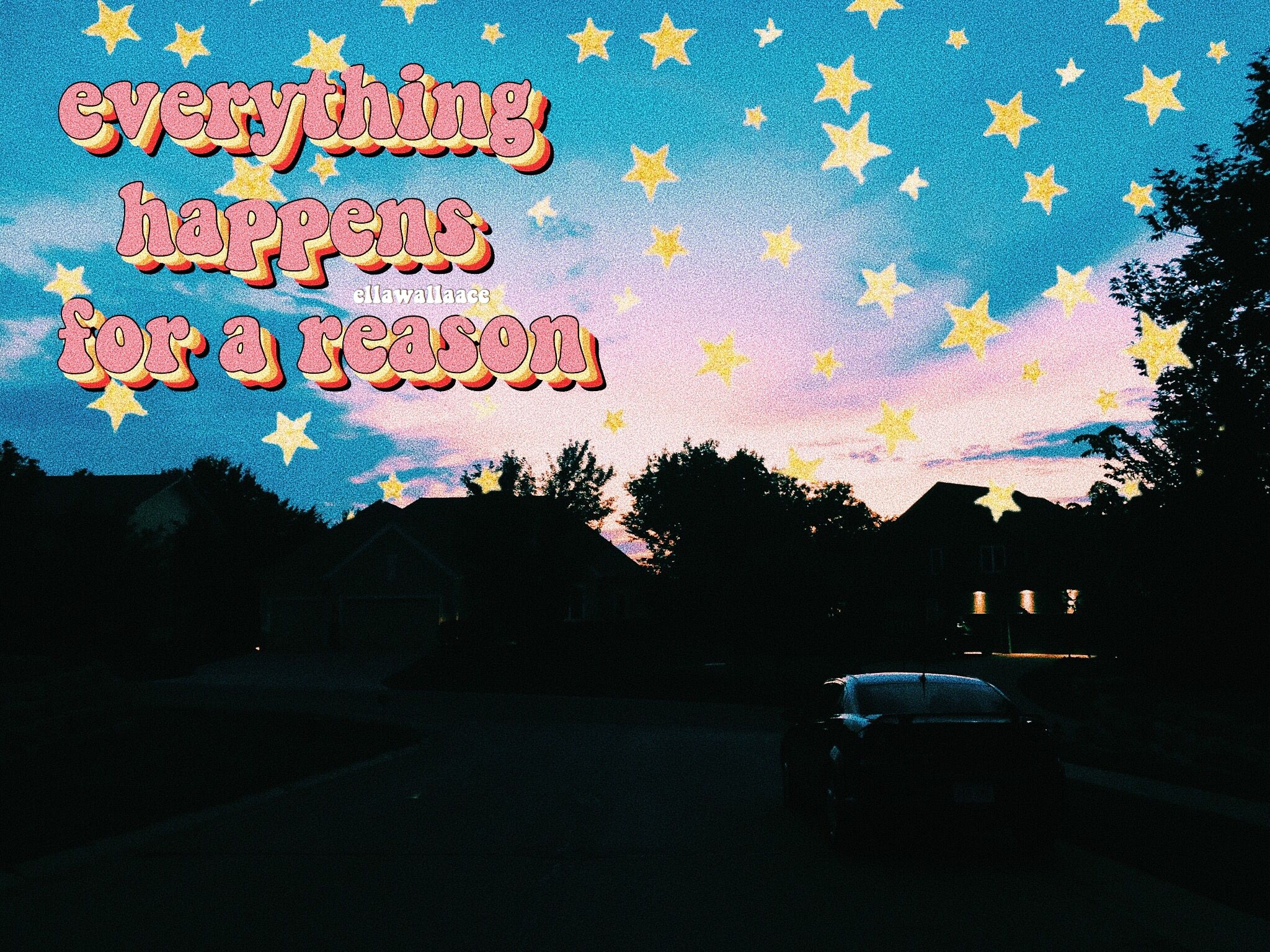 2050x1540 Everything Happens For A Reason Quotes Wallpaper, Desktop