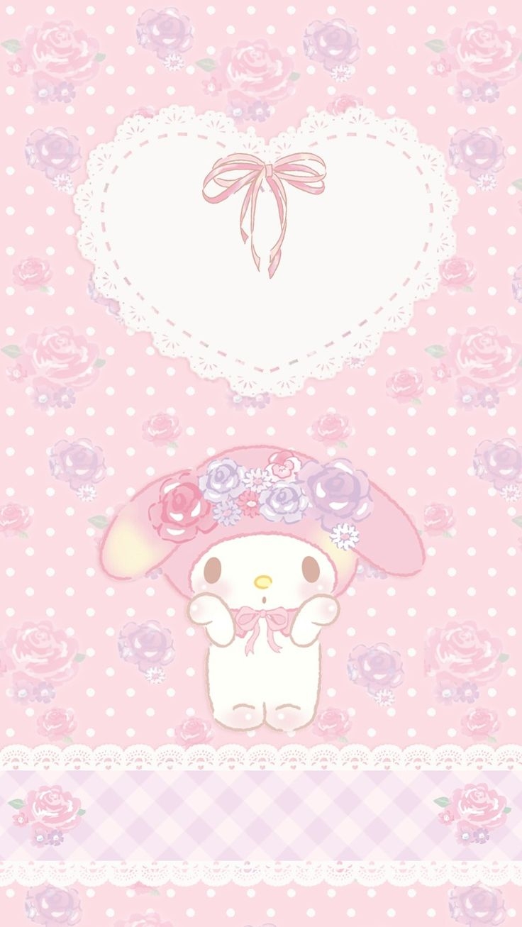 740x1310 background and edits. My melody wallpaper, Cute cartoon wallpaper, Hello kitty iphone wallpaper, Phone