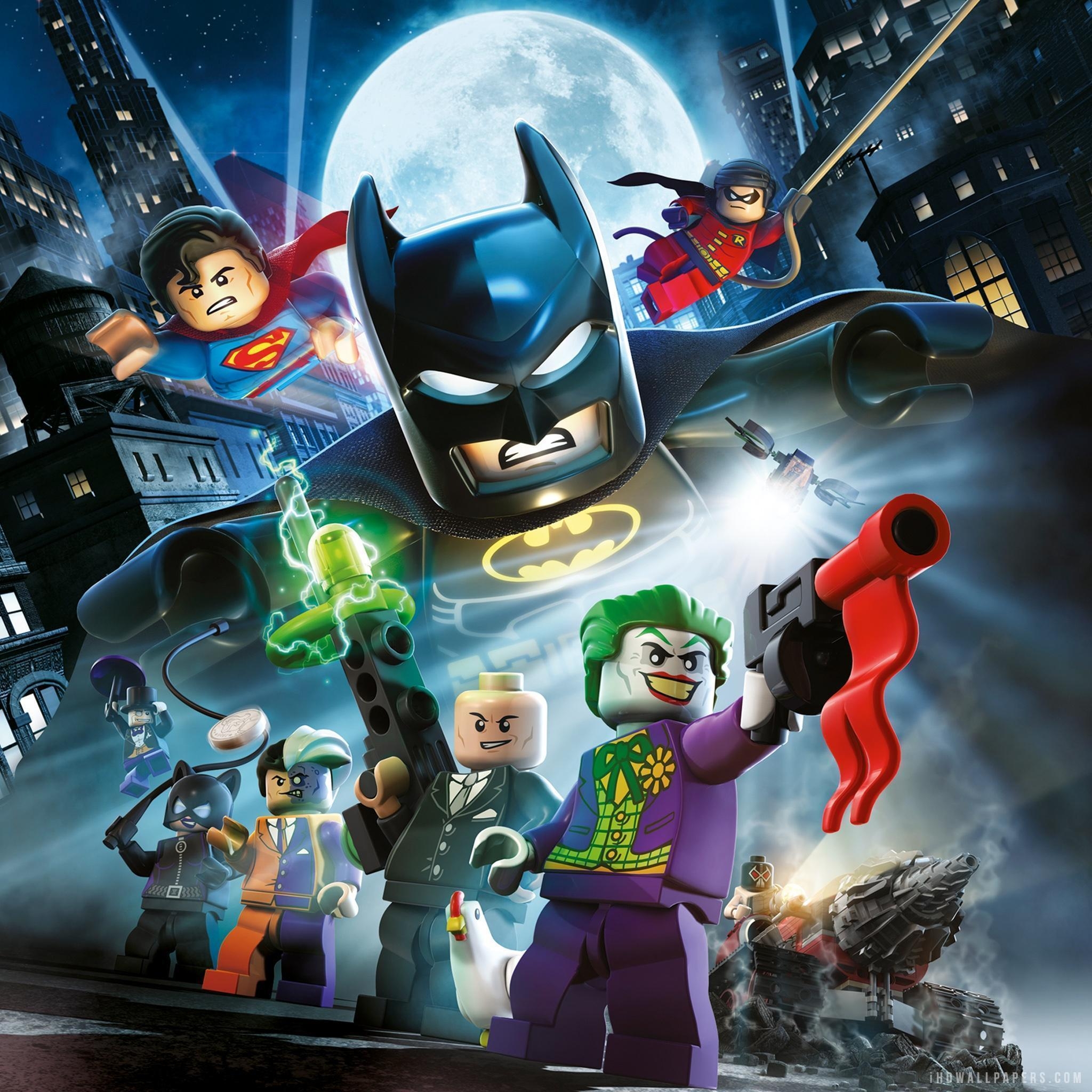 2050x2050 LEGO Batman The Movie DC Super Heroes Unite HD Wallpaper, Phone