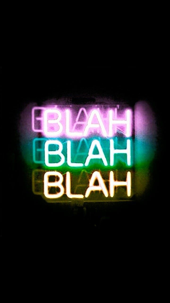 720x1280 My major habit. Neon words, Neon wallpaper, Vintage quotes, Phone