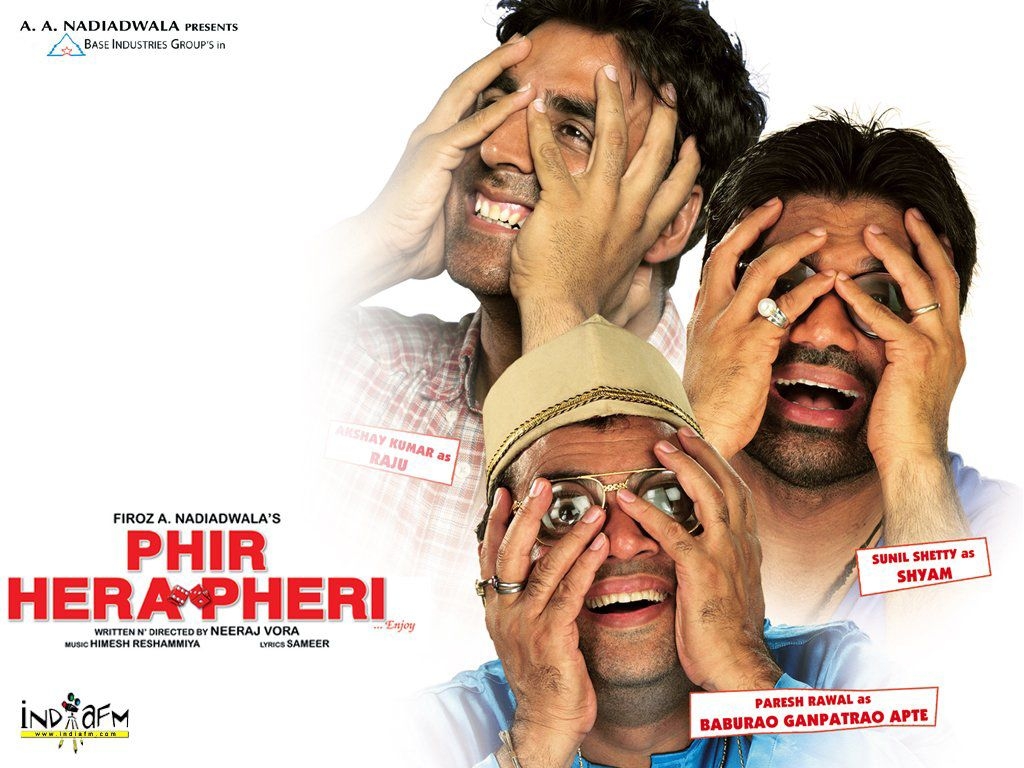 1030x770 Phir Hera Pheri 2006 Wallpaper. Akshay Kumarparesh Rawalsuniel, Desktop