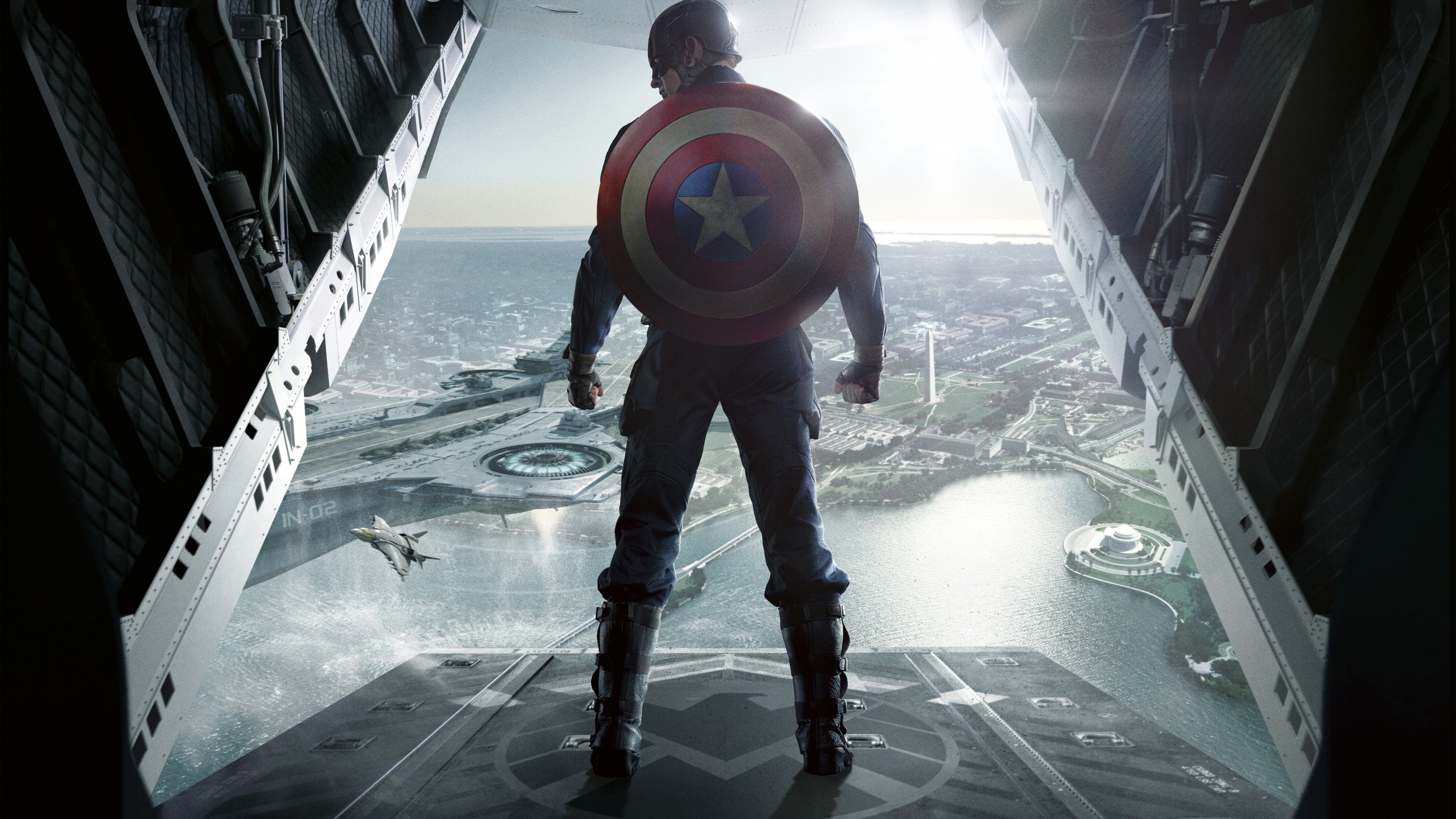 3840x2160 Wallpaper Captain America, The Winter Soldier, HD, 5K, Movies, Desktop