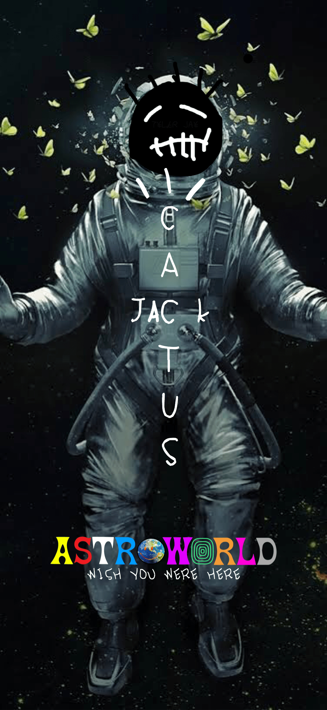 1080x2350 Cactus Jack Wallpaper, Phone