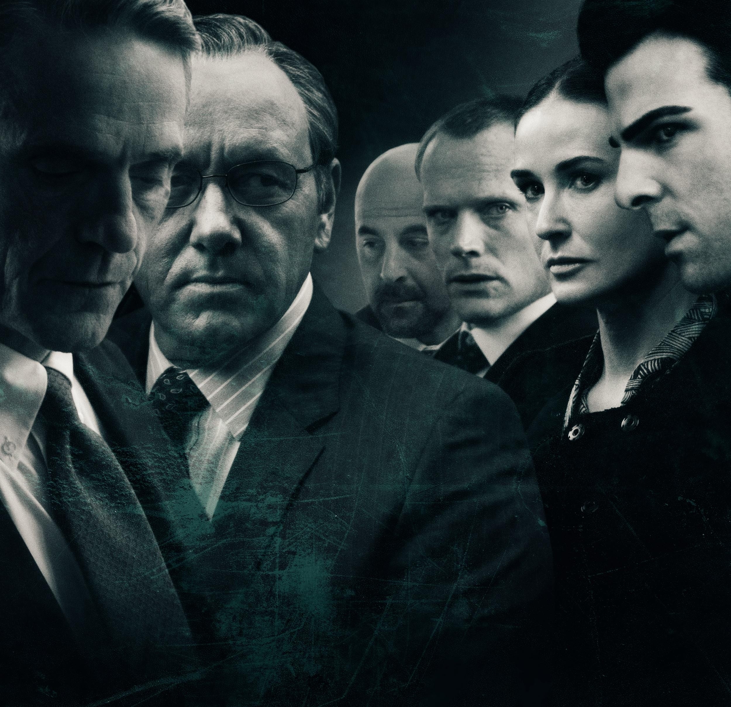 2500x2420 demi moore artwork zachary quinto jeremy irons kevin spacey paul bettany stanley tucci margin call High Quality Wallpaper, High Definition Wallpaper, Desktop