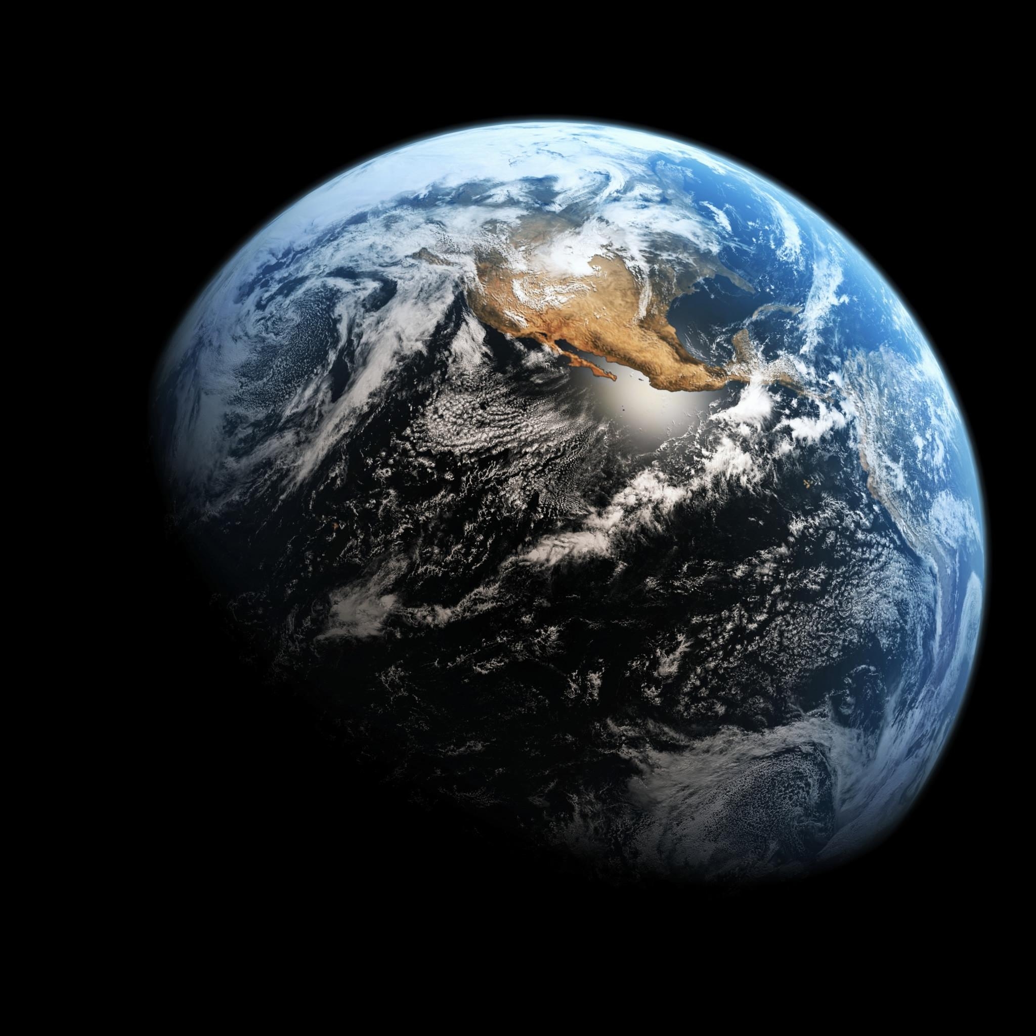 2050x2050 Original iPhone Earth Wallpaper, Phone