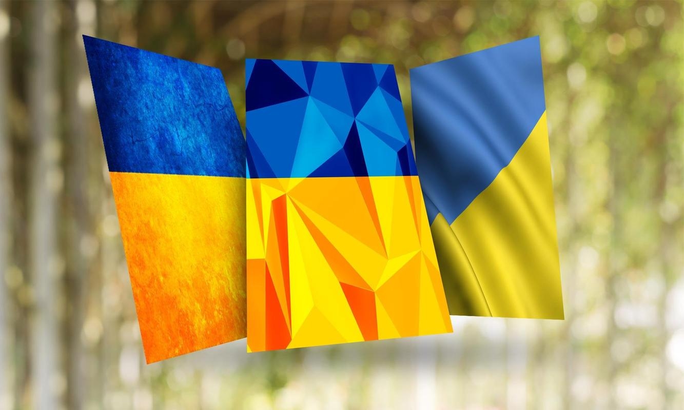 1340x800 Ukraine Flag Wallpaper for Android, Desktop