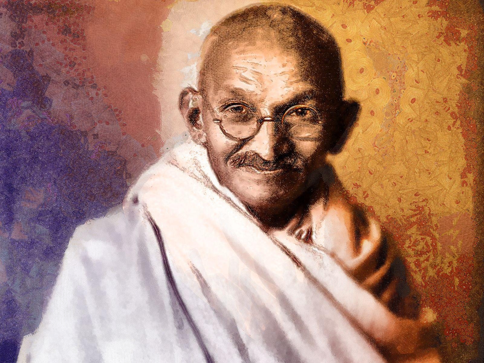 1610x1200 gandhi color photo HD 1080p, Desktop