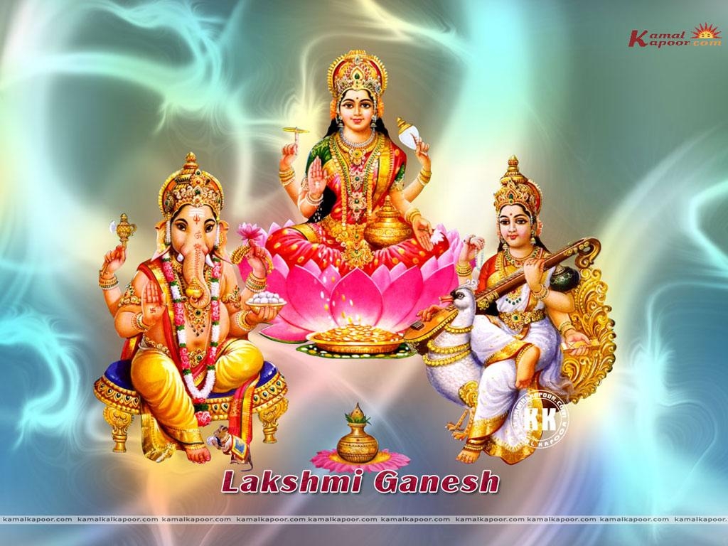 1030x770 Lakshmi Ganesh Saraswati Desktop Wallpaper HD, Desktop