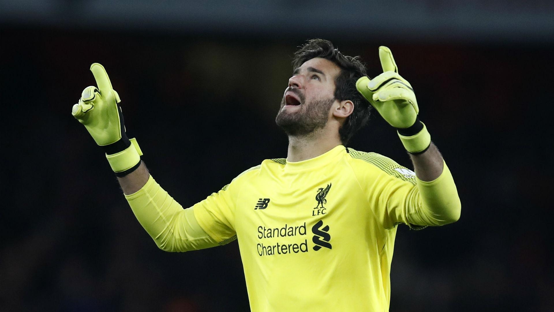 1920x1080 Liverpool's Alisson seeks patience to reach potential. FOOTBALL, Desktop