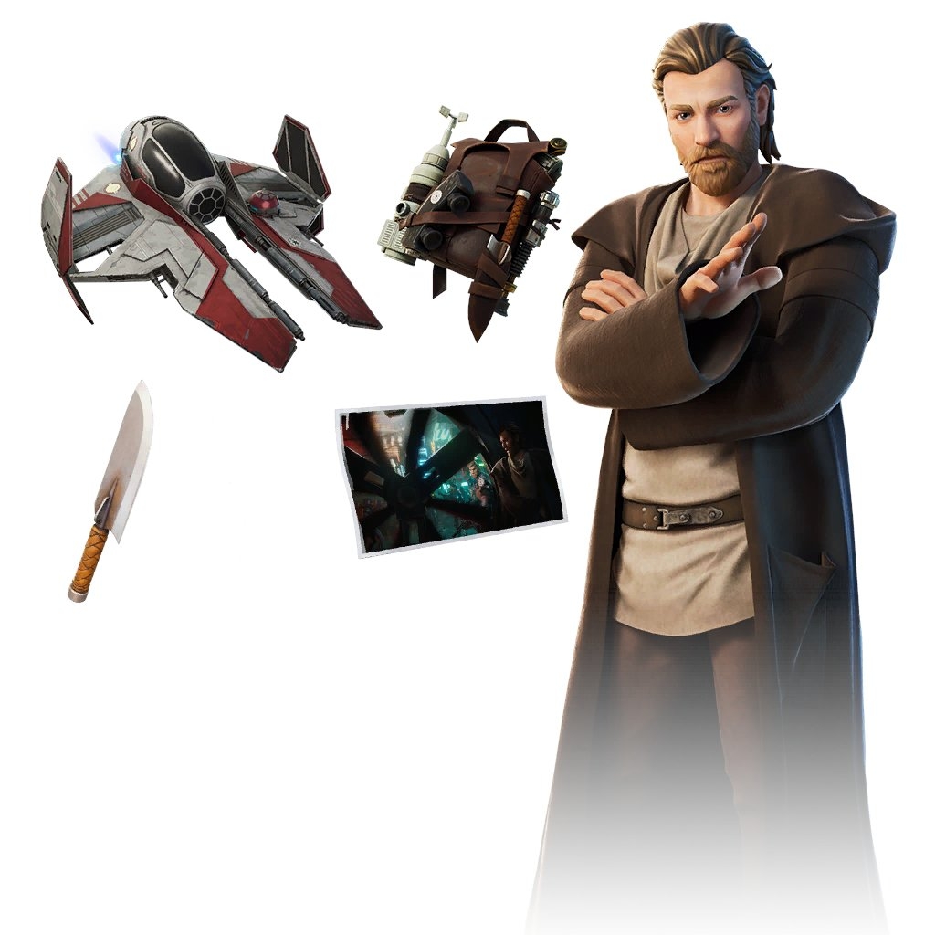 1030x1030 Obi Wan Kenobi Fortnite Wallpaper, Phone