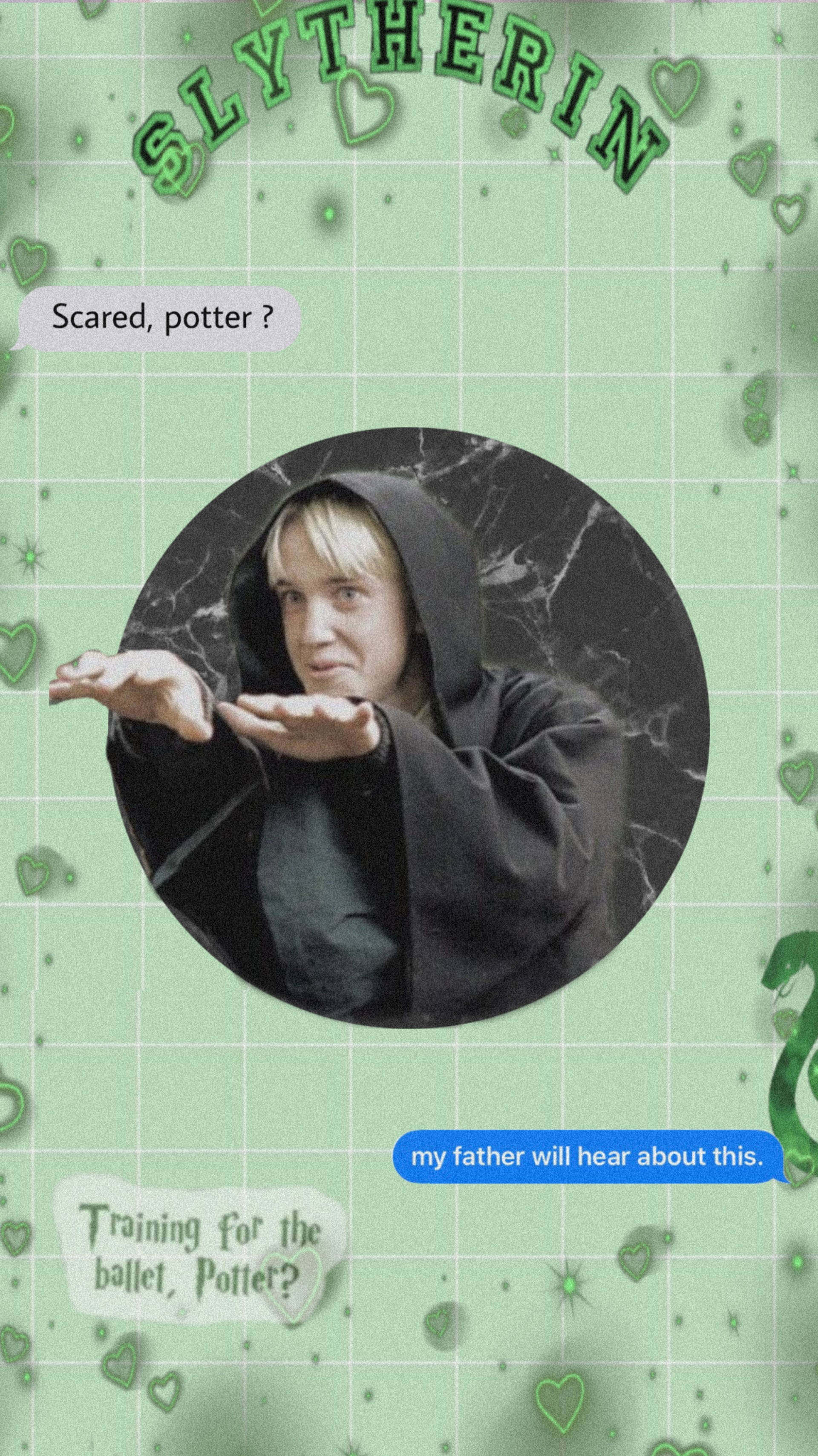 1920x3420 Download Gingham Aesthetic Draco Malfoy, Phone