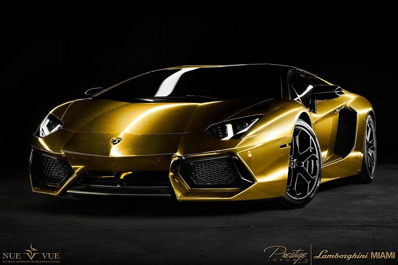 1280x860 Gold Lamborghini Wallpaper, Desktop