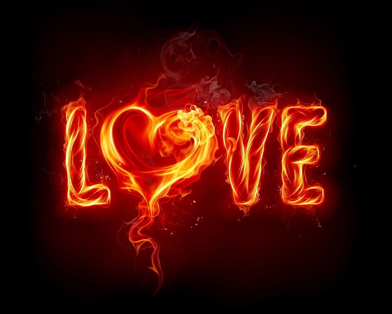 1280x1030 Love letters of fire, Desktop