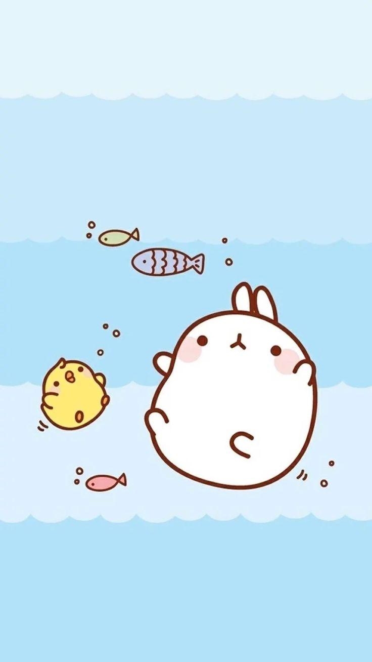 740x1310 best Molang image. Kawaii wallpaper, Wallpaper, Phone