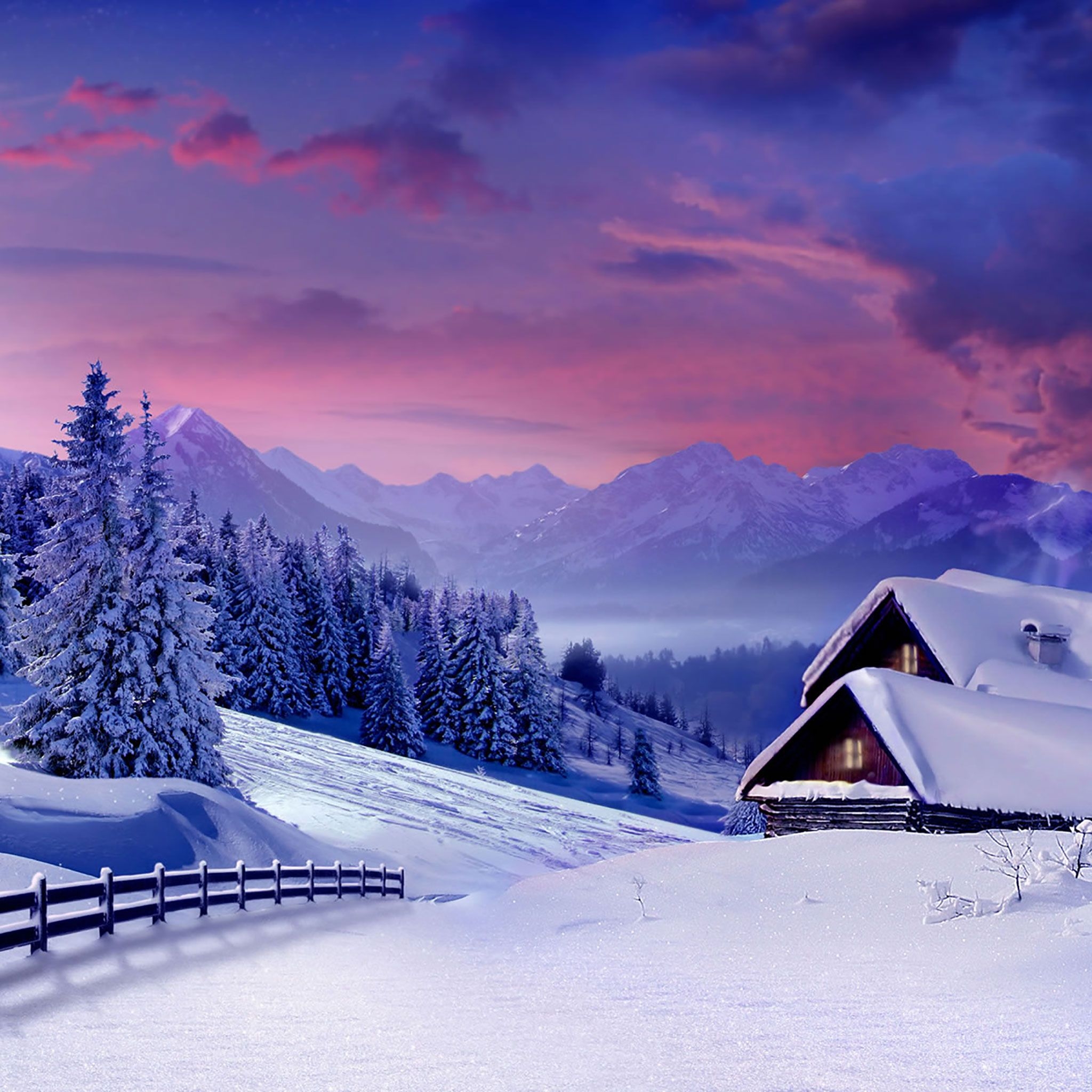 2050x2050 Winter iPad Wallpaper Free Winter iPad Background, Phone