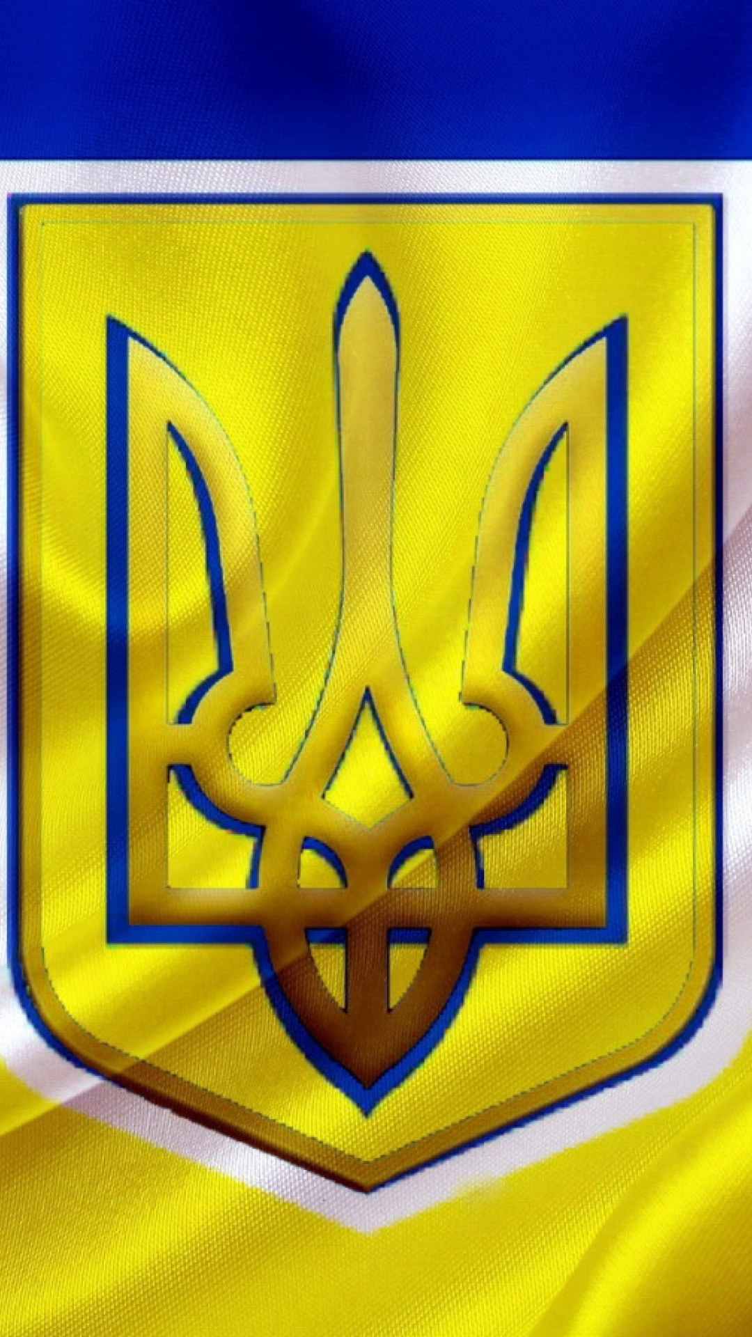 1080x1920 Flag and Coat of arms Of Ukraine Wallpaper for iPhone 6 Plus, Phone