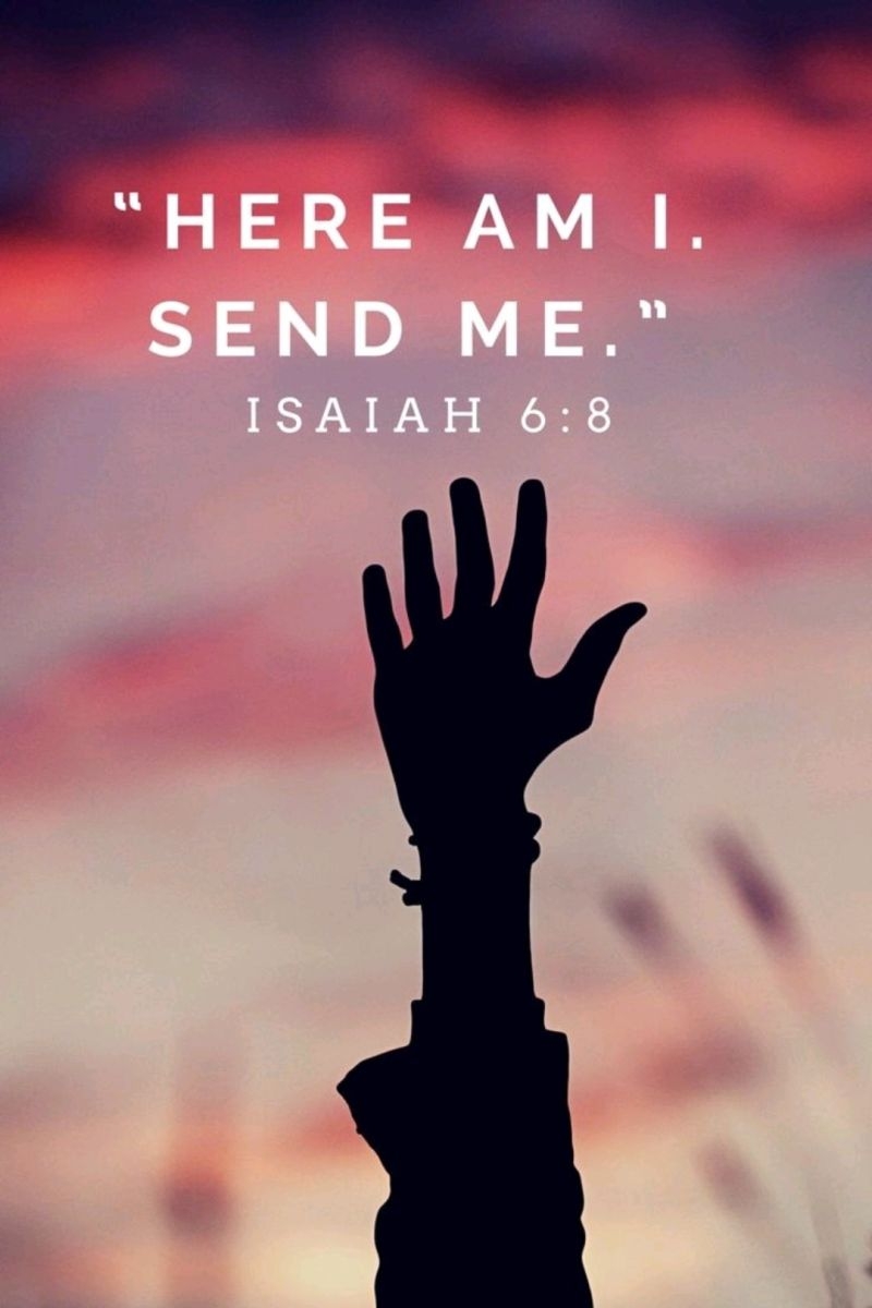 800x1200 Light For Today on LinkedIn: Isaiah 6:8, Phone