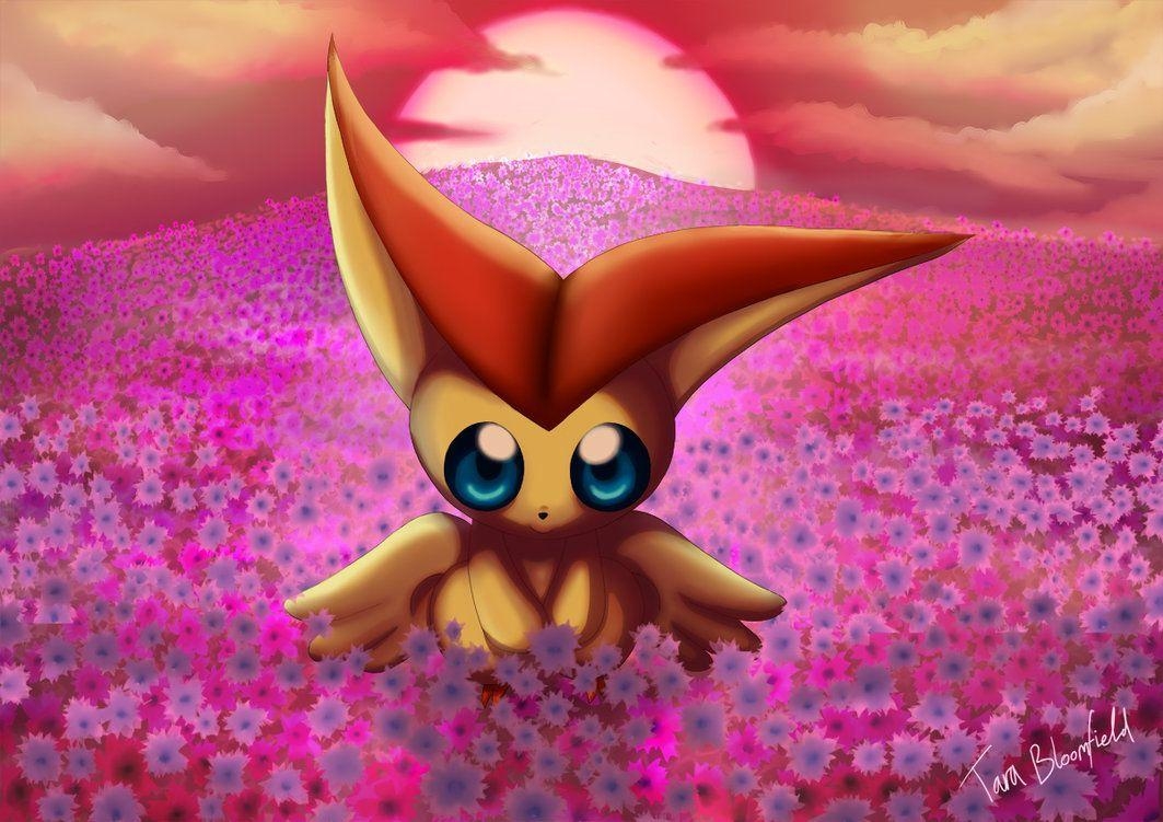 1070x760 Victini's Gift, Desktop