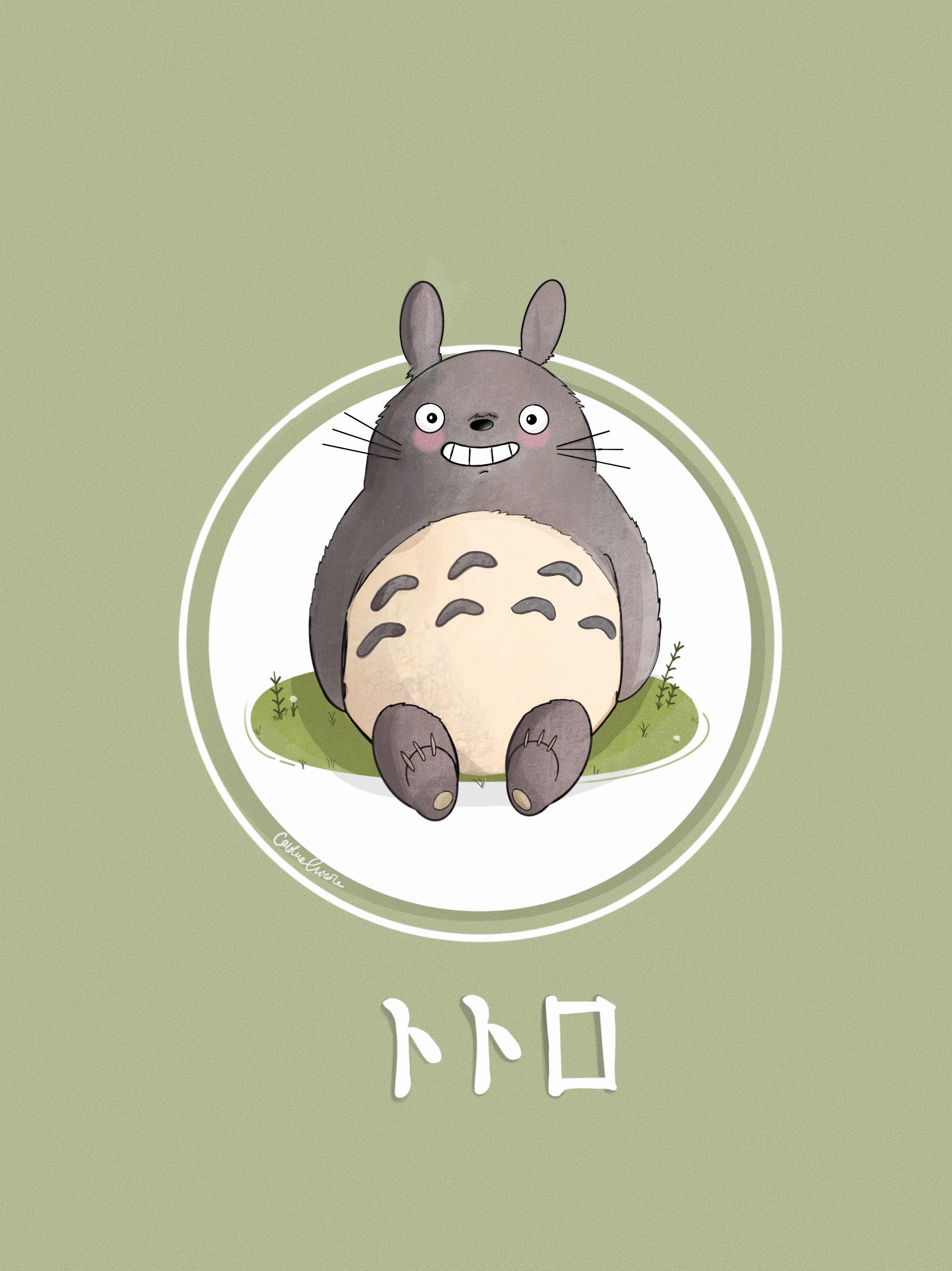 2050x2740 Totoro // had a ton of fun drawing this guy! ☼☼✿✿♥♥, Phone