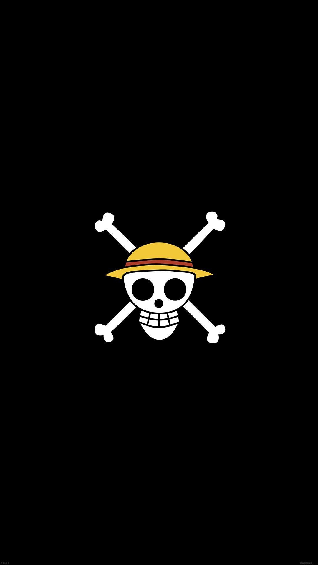 1080x1920 One Piece Logo Art, Phone