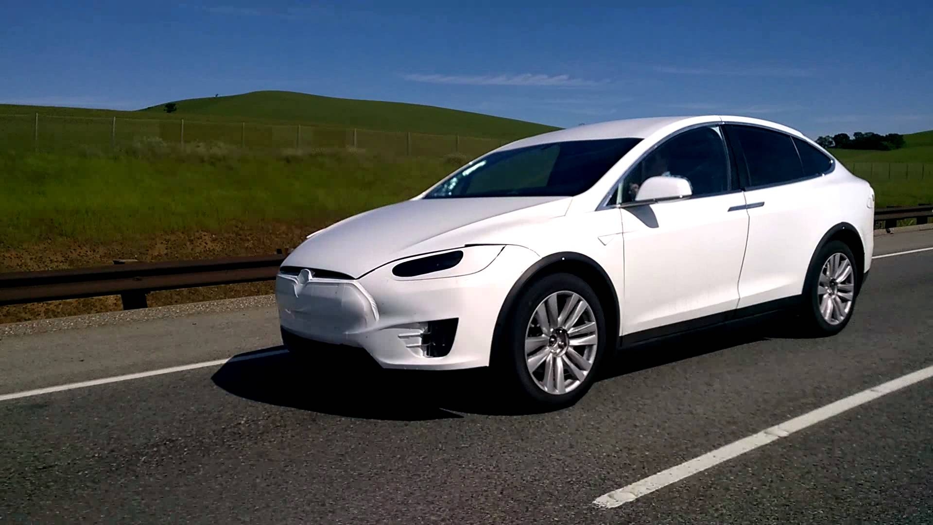 1920x1080 Tesla Model X White wallpaperx768, Desktop