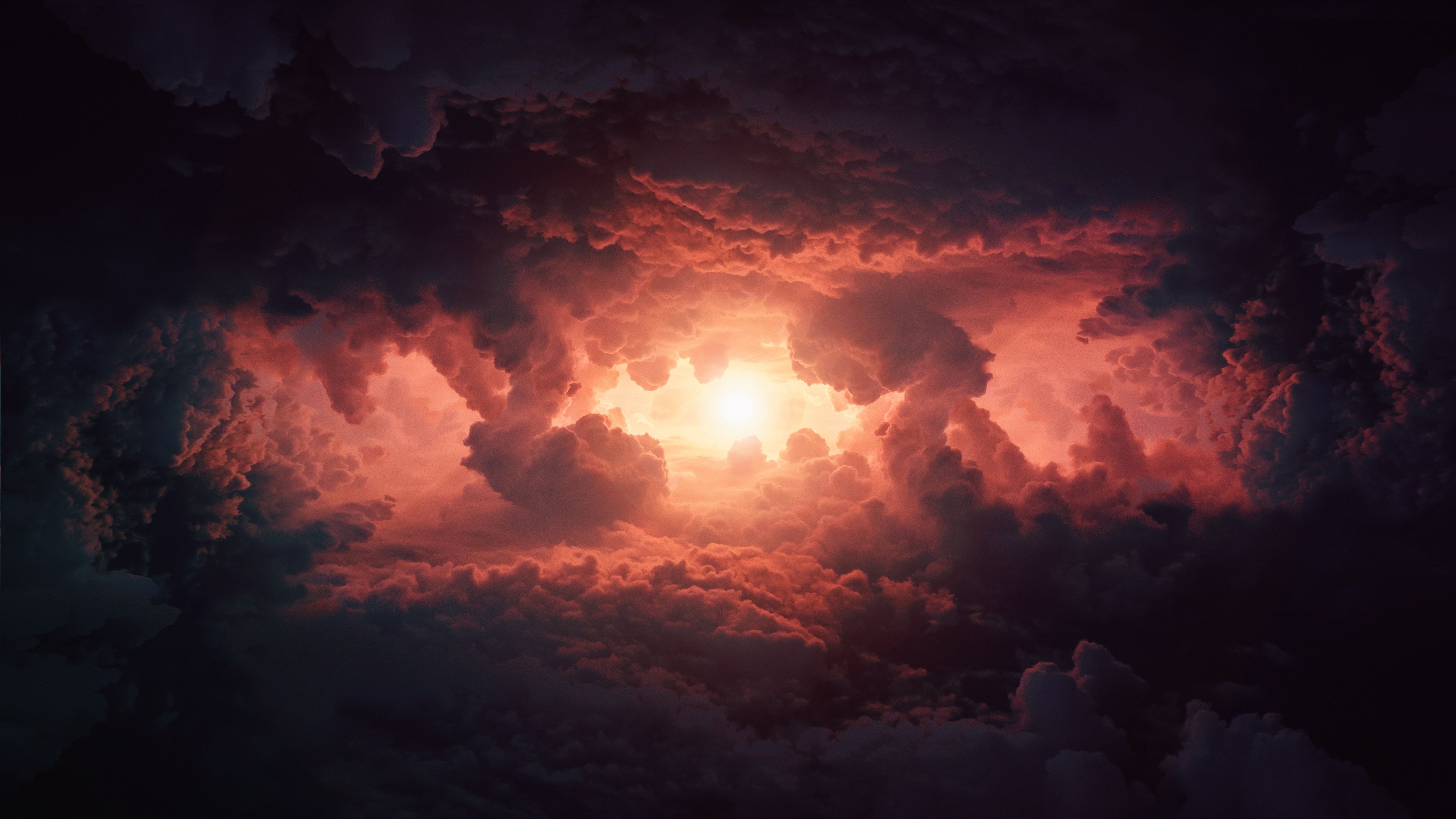 4480x2520 Storm Clouds in Sky 4K Wallpaper, Desktop