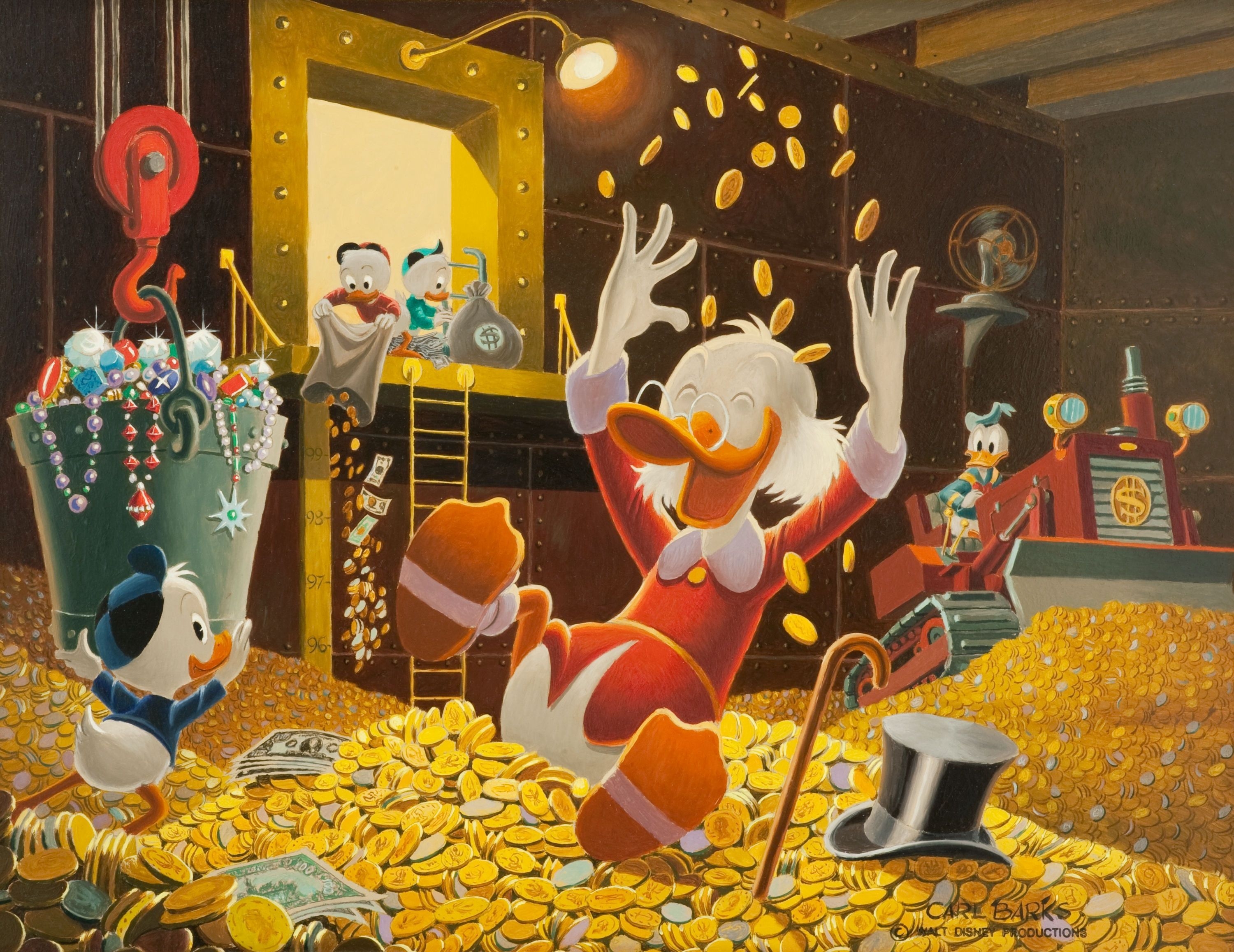 3000x2320 Retro Scrooge McDuck HD. Disney wallpaper, Scrooge, Desktop