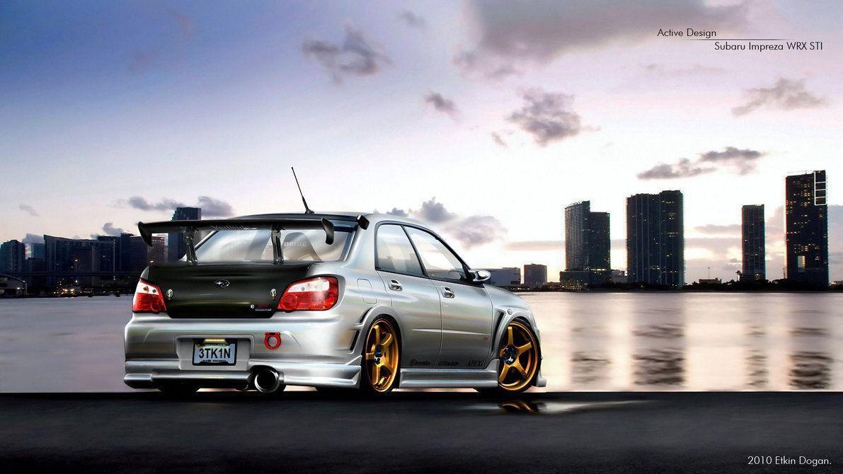 1200x670 Silver SUbaru WRX S4 Side View, Desktop