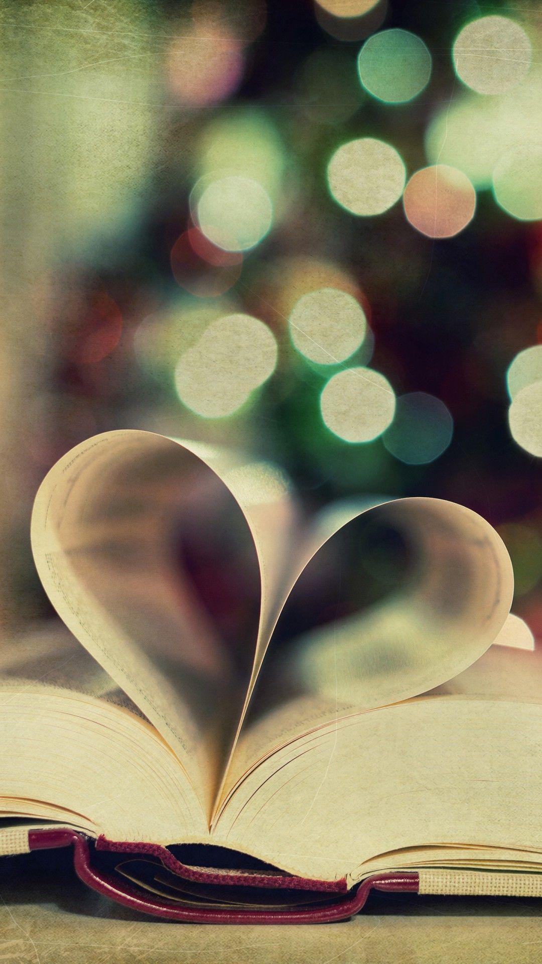 1080x1920 image of Love Books Wallpaper - #SpaceHero, Phone