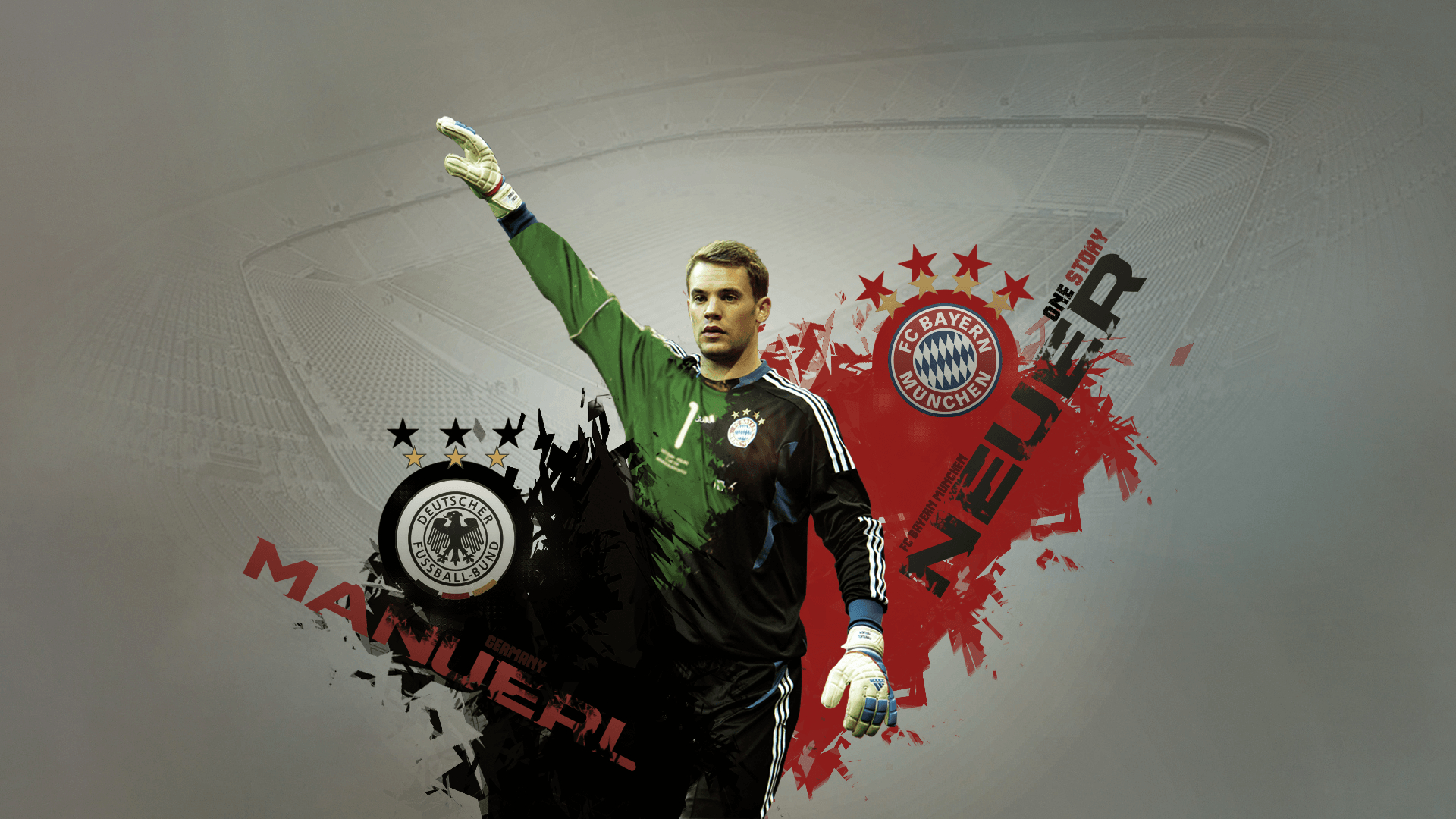 1920x1080 Manuel Neuer, Soccer, Bundesliga, Bayern Munich Wallpaper HD, Desktop