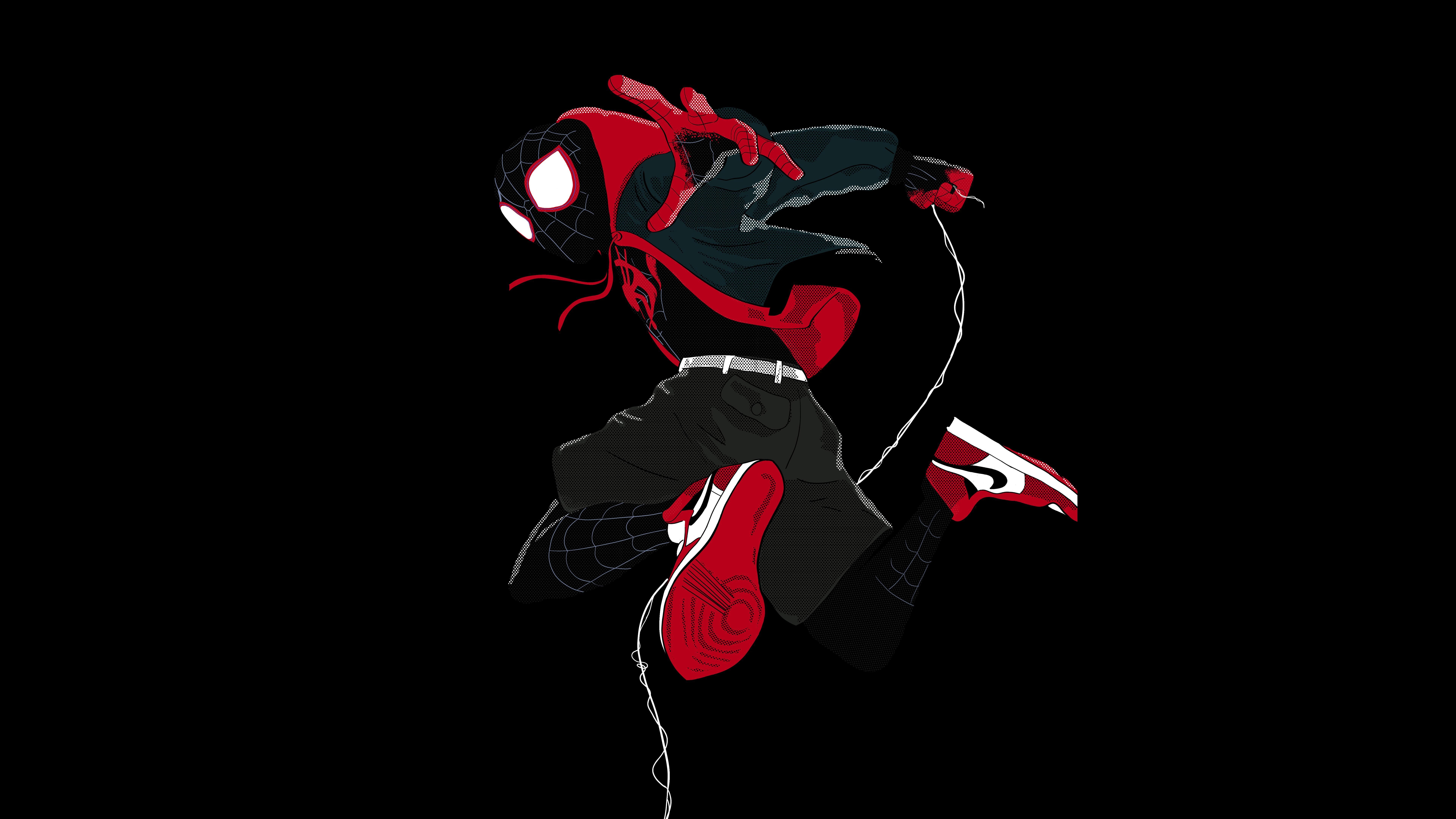 7680x4320 Miles Morales In Spider Man Into The Spider Verse 4K 8K Wallpaper, Desktop